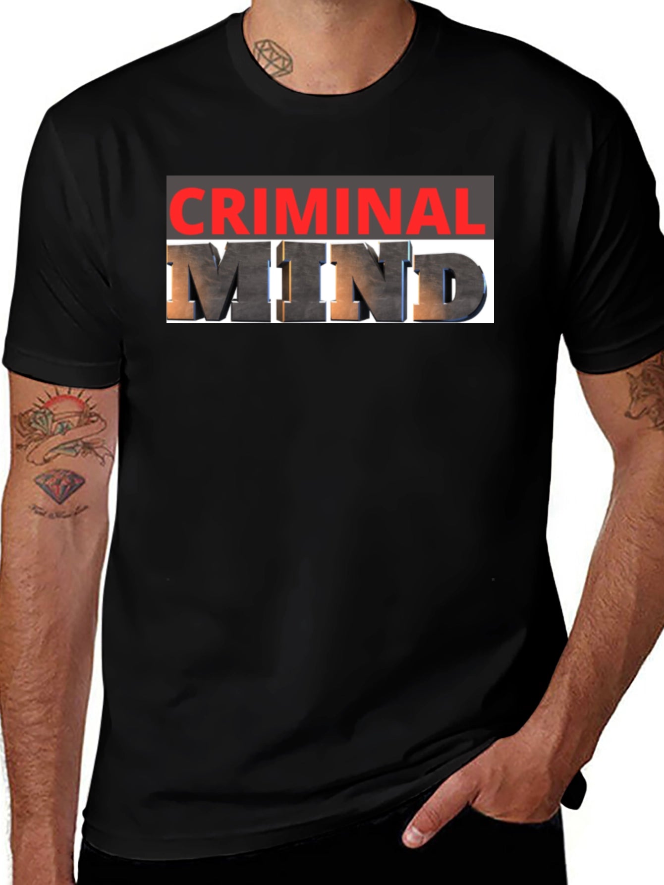 Criminal Mind Black T-Shirt