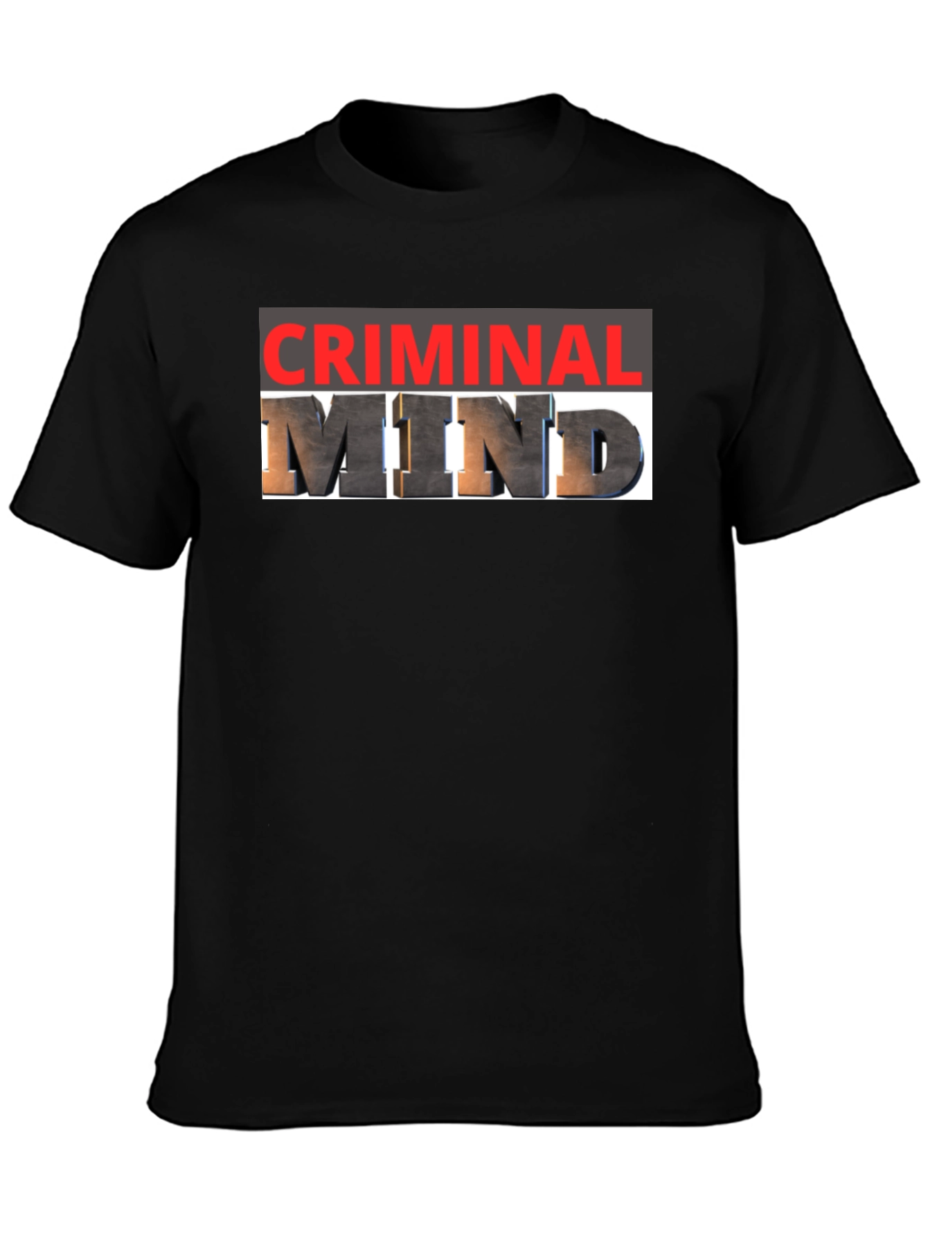 Criminal Mind Black T-Shirt