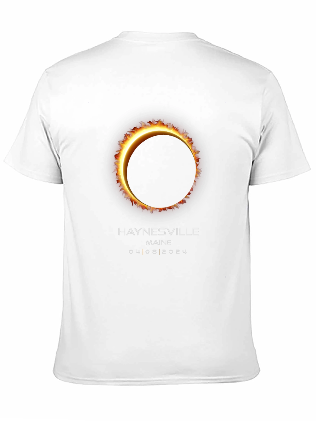 Haynesville Maine Eclipse T-Shirt - April 8 2024