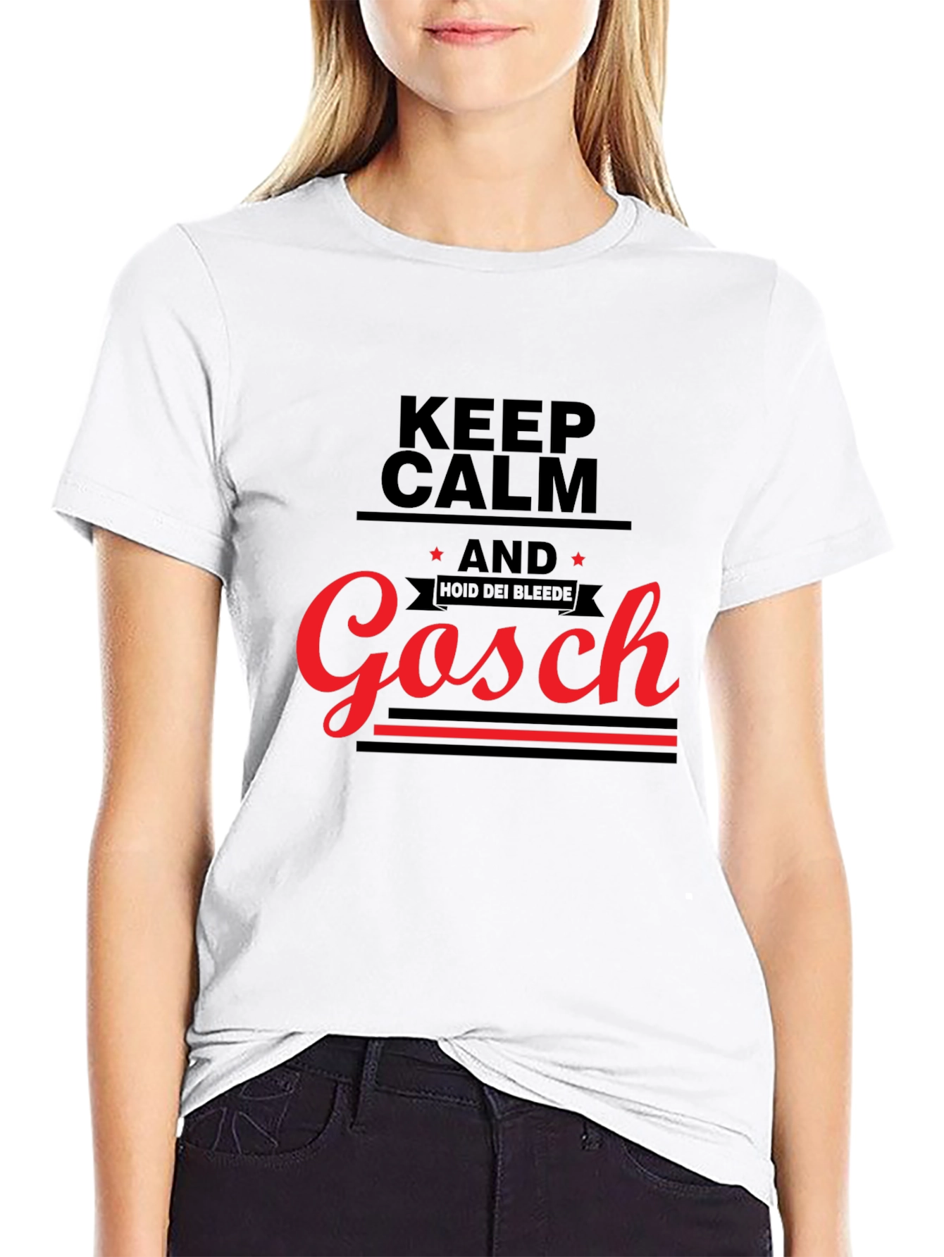 Keep Calm and Gosch Black T-Shirt