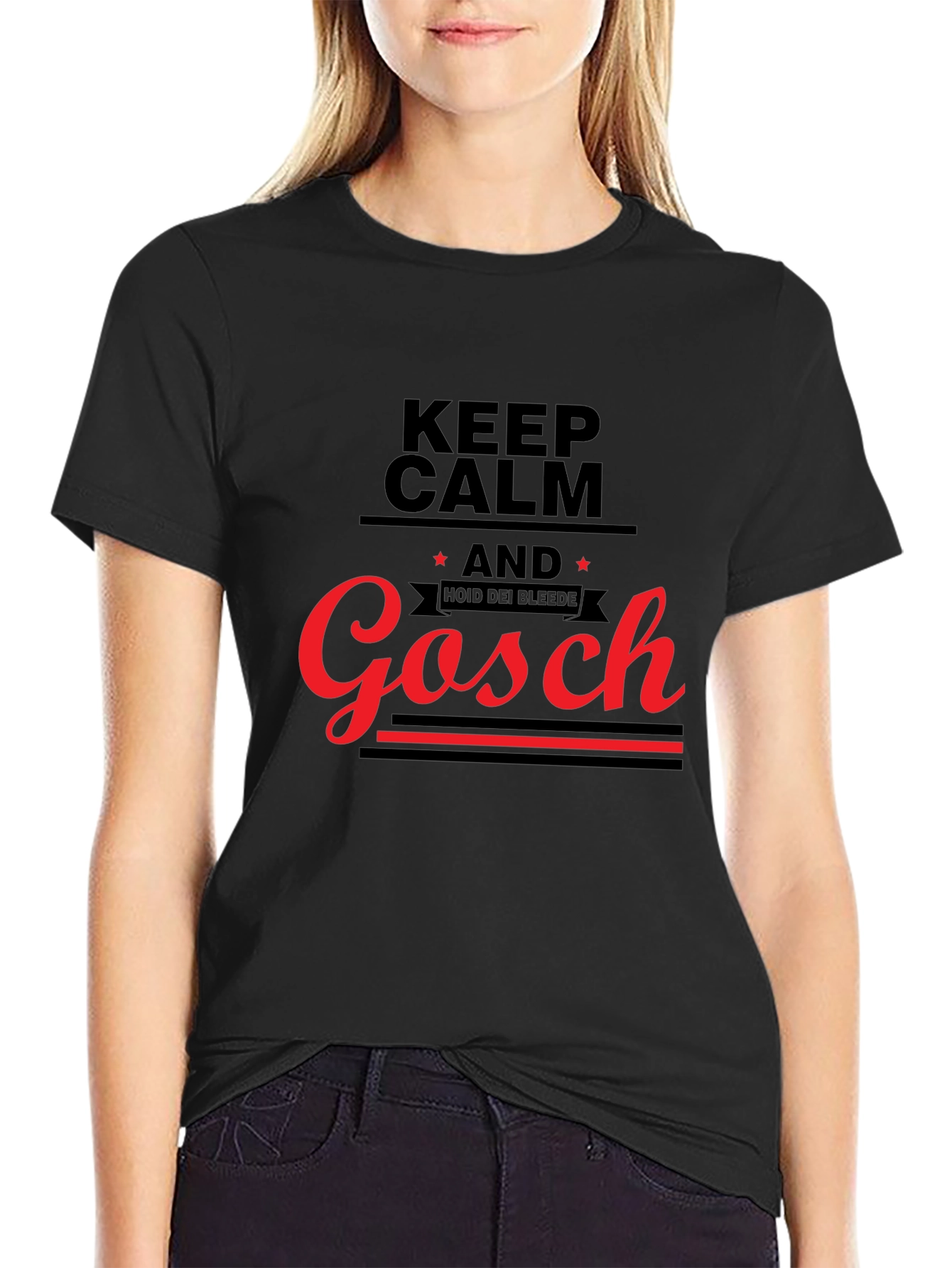 Keep Calm and Gosch Black T-Shirt