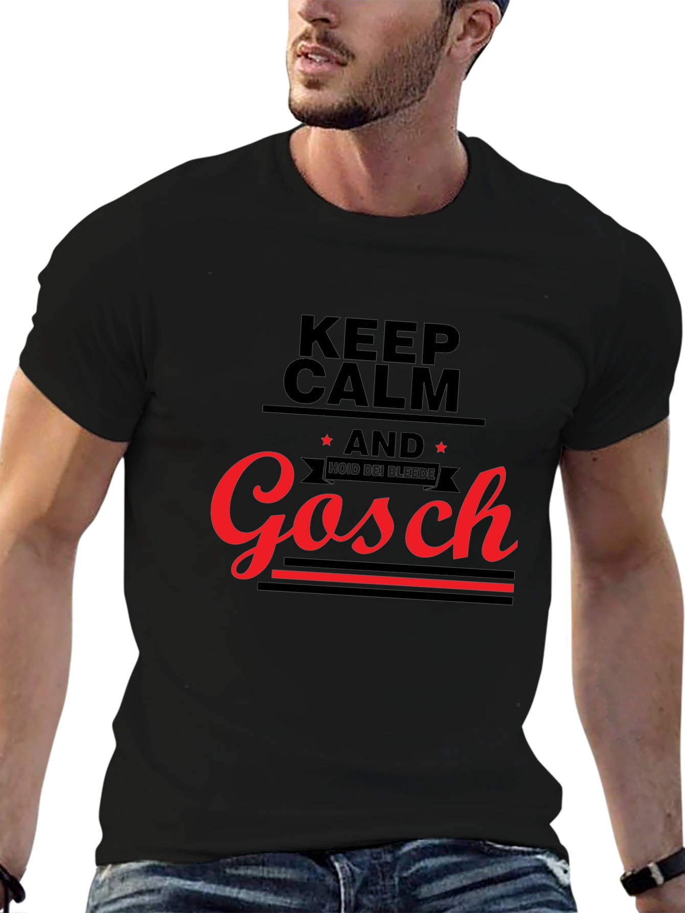 Keep Calm and Gosch Black T-Shirt