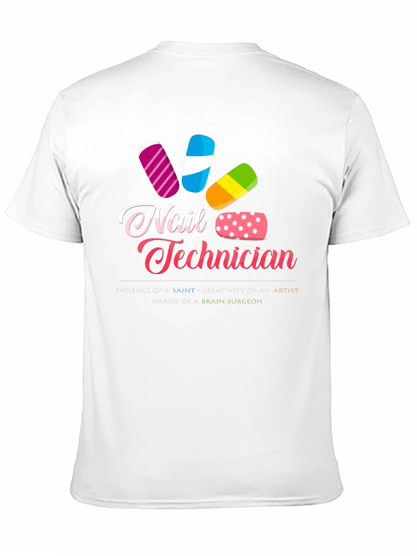 Nail Technician Graphic T-Shirt - Stylish Salon Apparel