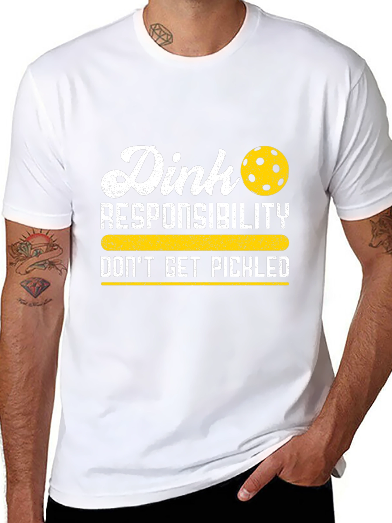 Dink Responsibility T-Shirt - Dont Get Pickled
