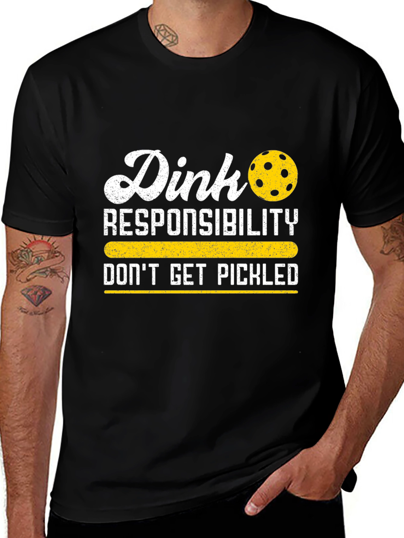 Dink Responsibility T-Shirt - Dont Get Pickled