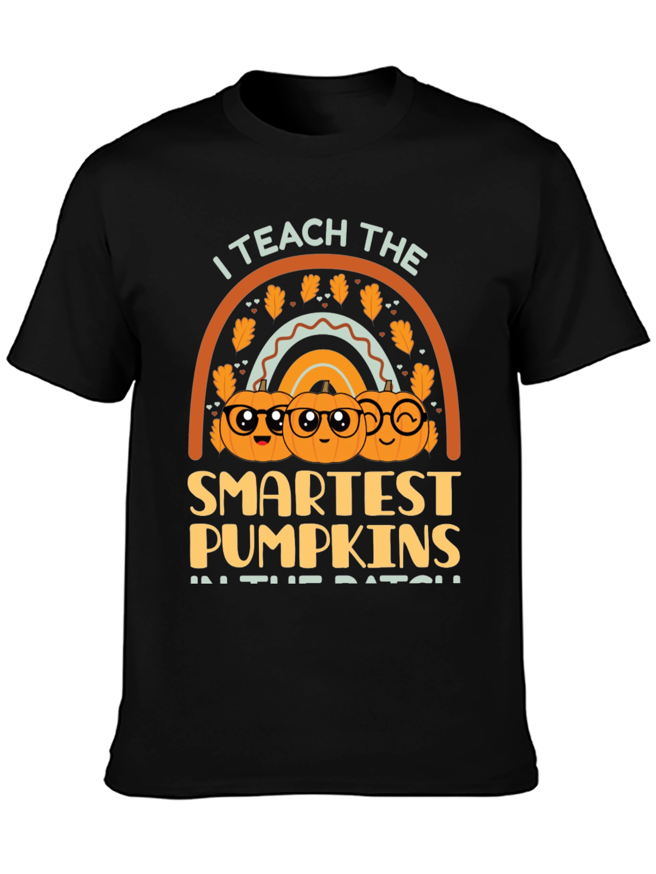 Teachers Smartest Pumpkins Halloween T-Shirt