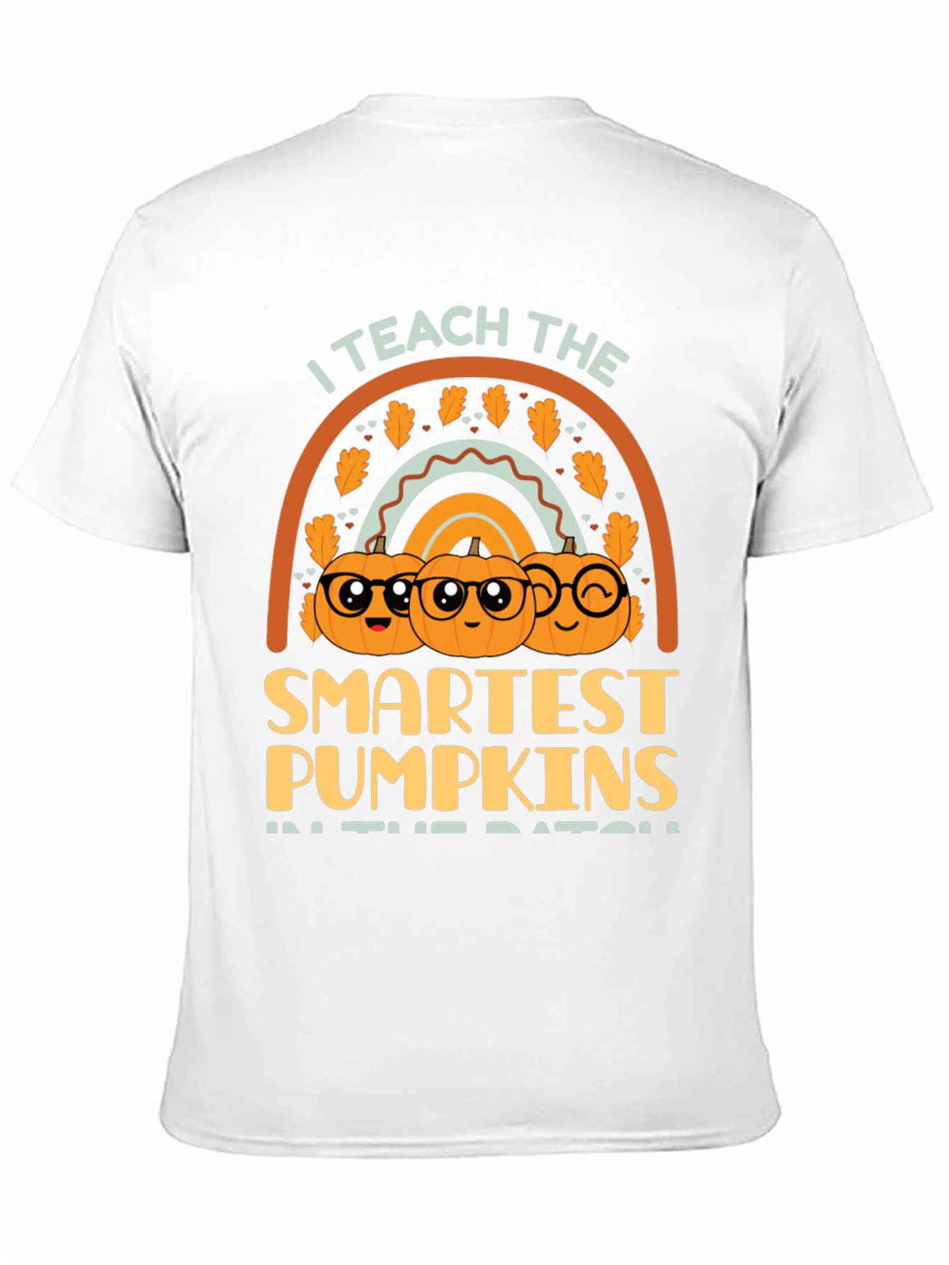 Teachers Smartest Pumpkins Halloween T-Shirt