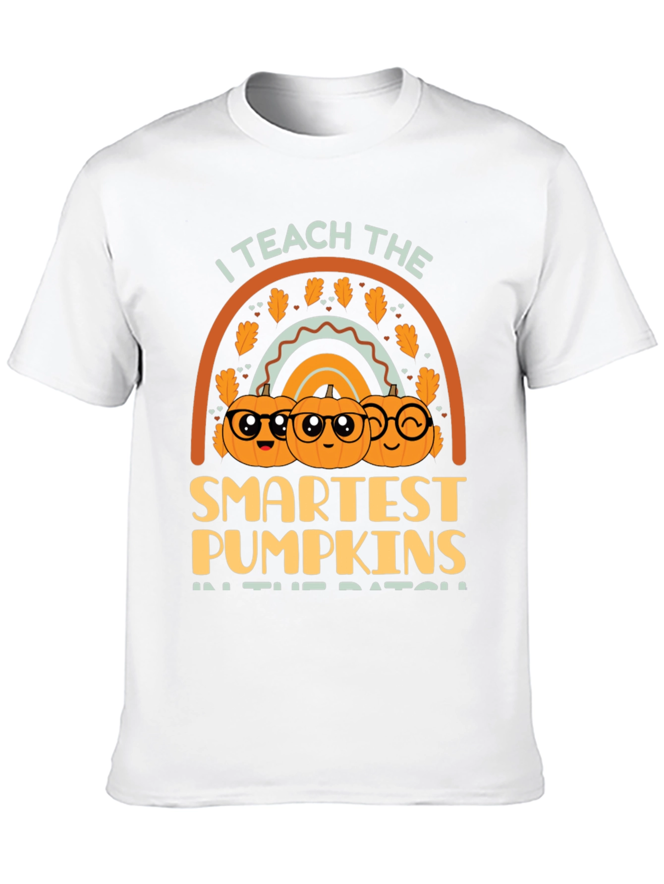 Teachers Smartest Pumpkins Halloween T-Shirt