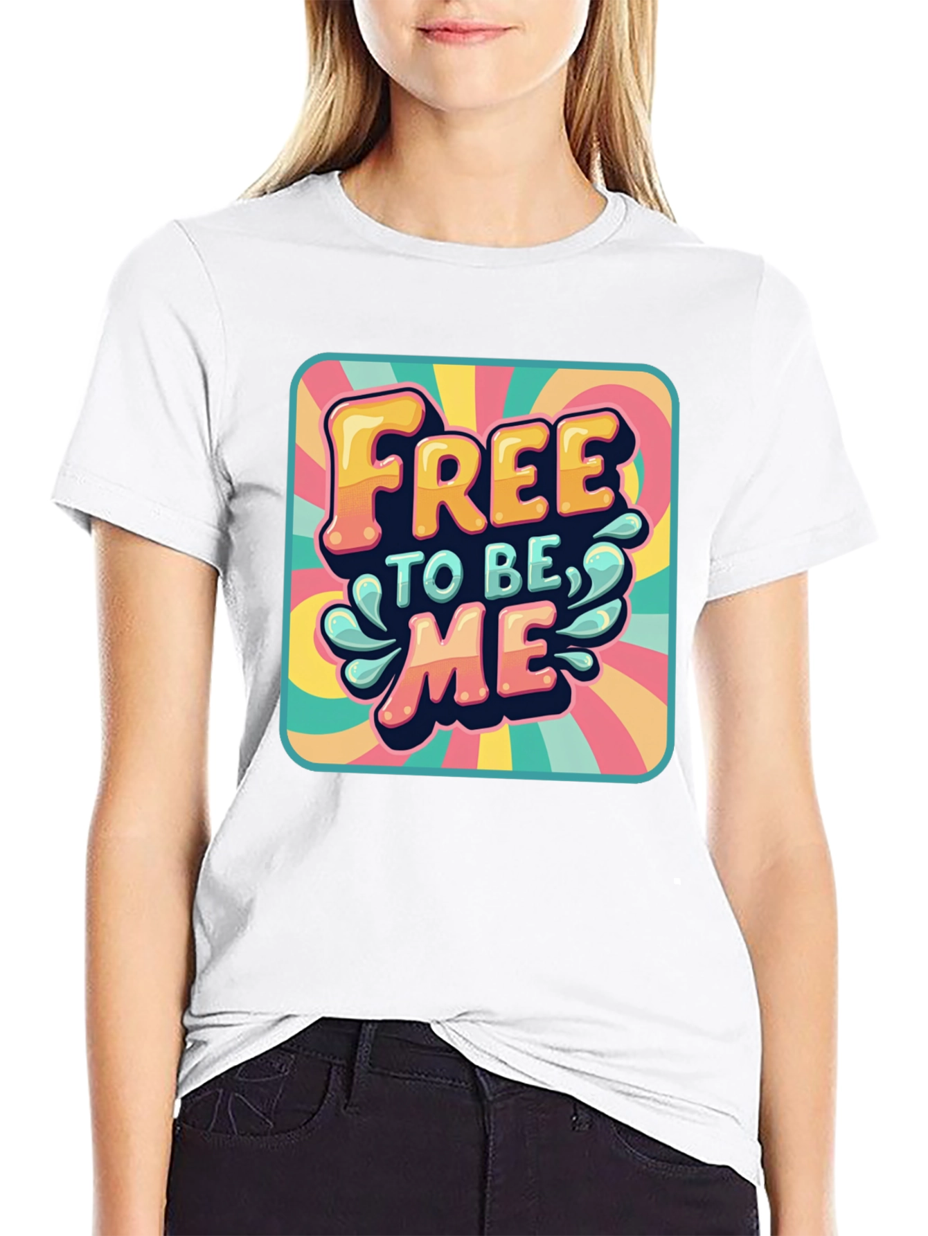 Retro Free to be Me Graphic Tee