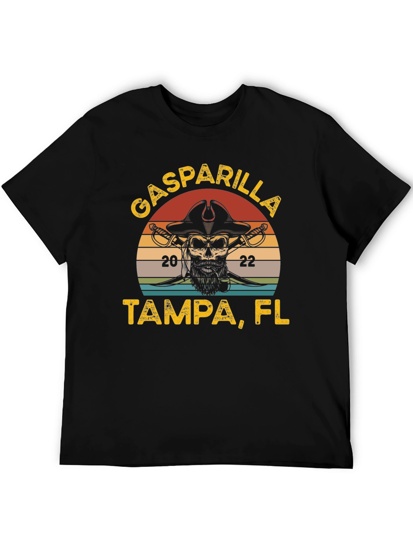 Gasparilla Tampa FL T-Shirt Pirate Design