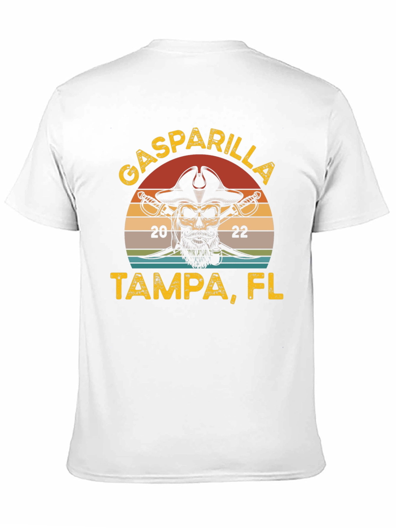 Gasparilla Tampa FL T-Shirt Pirate Design