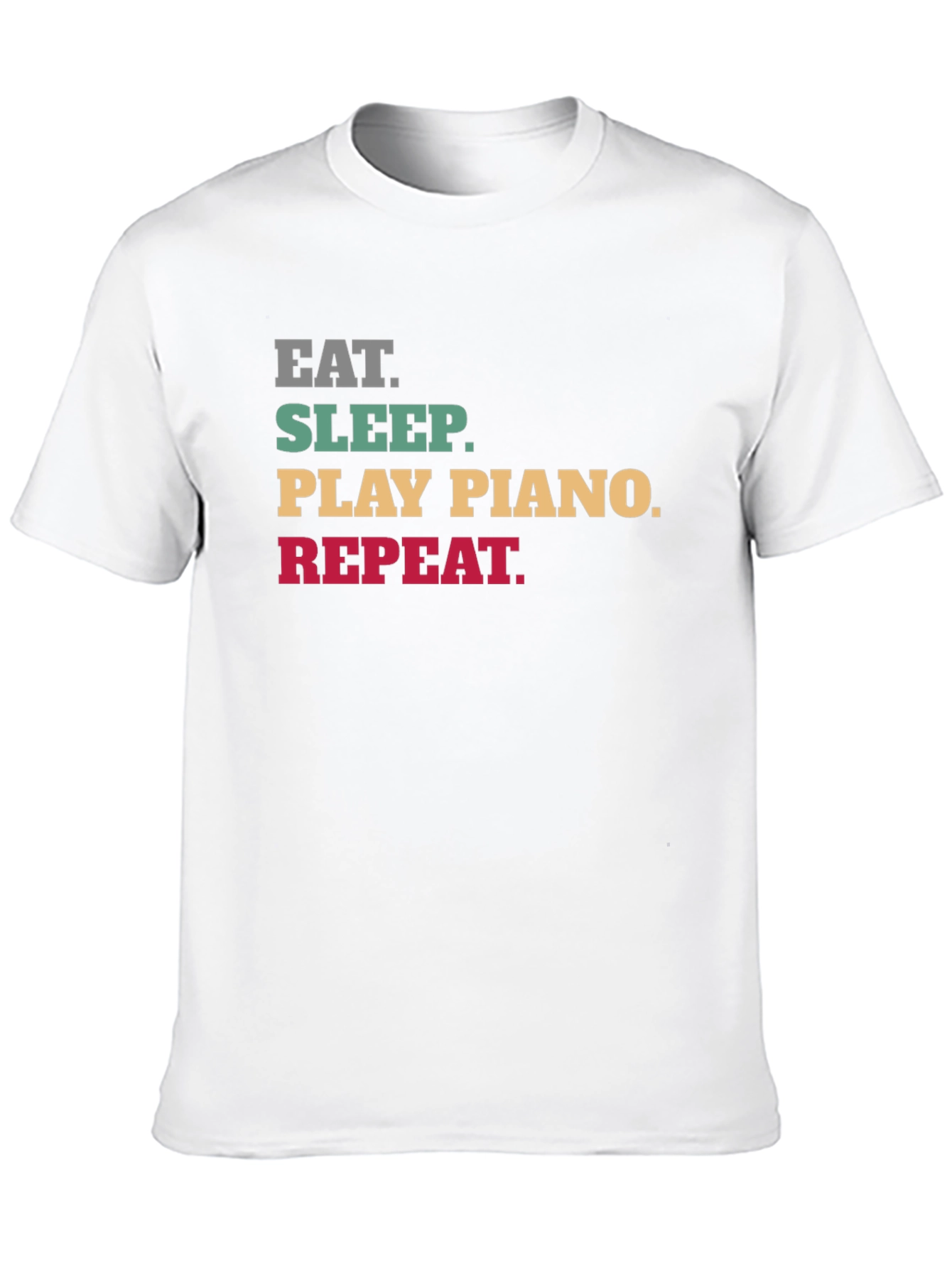 Eat Sleep Play Piano Repeat T-Shirt