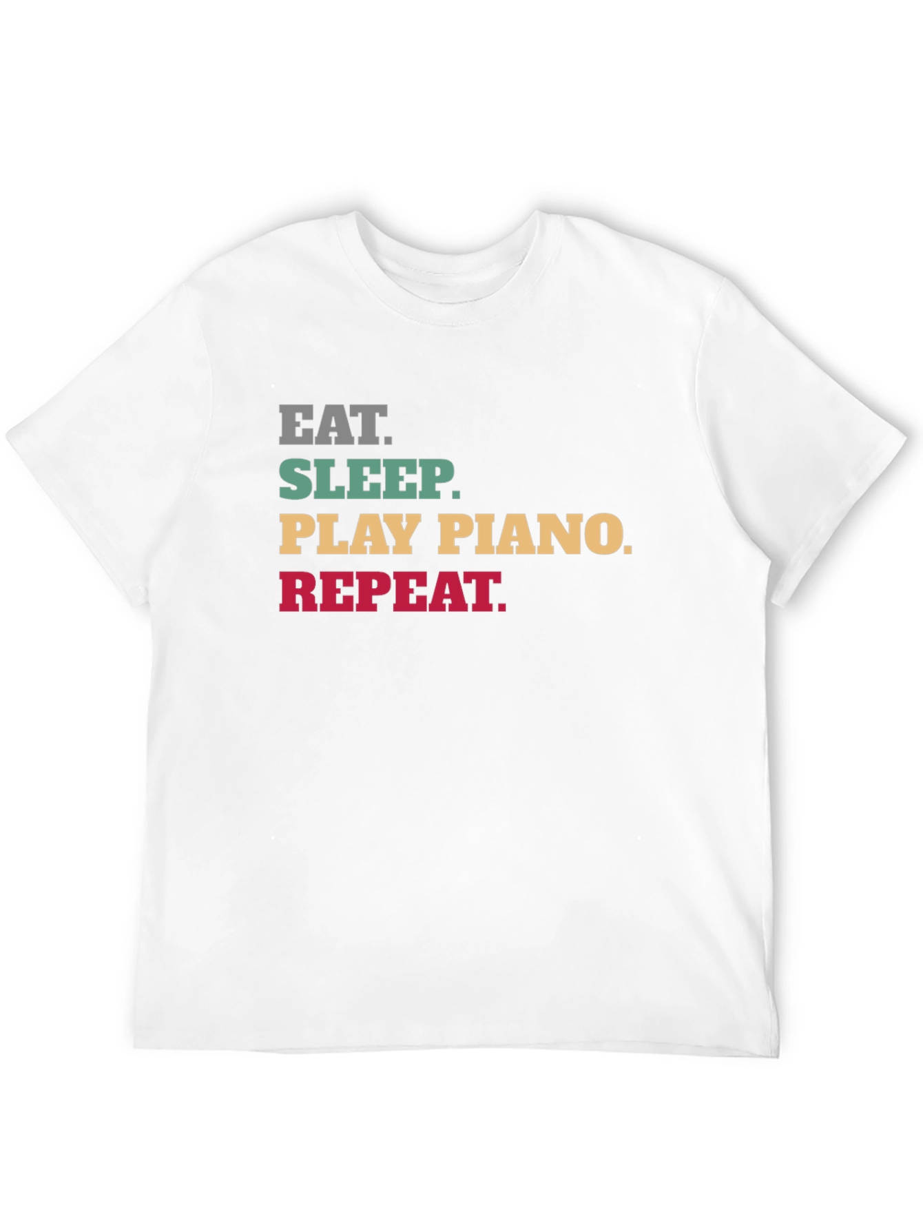 Eat Sleep Play Piano Repeat T-Shirt