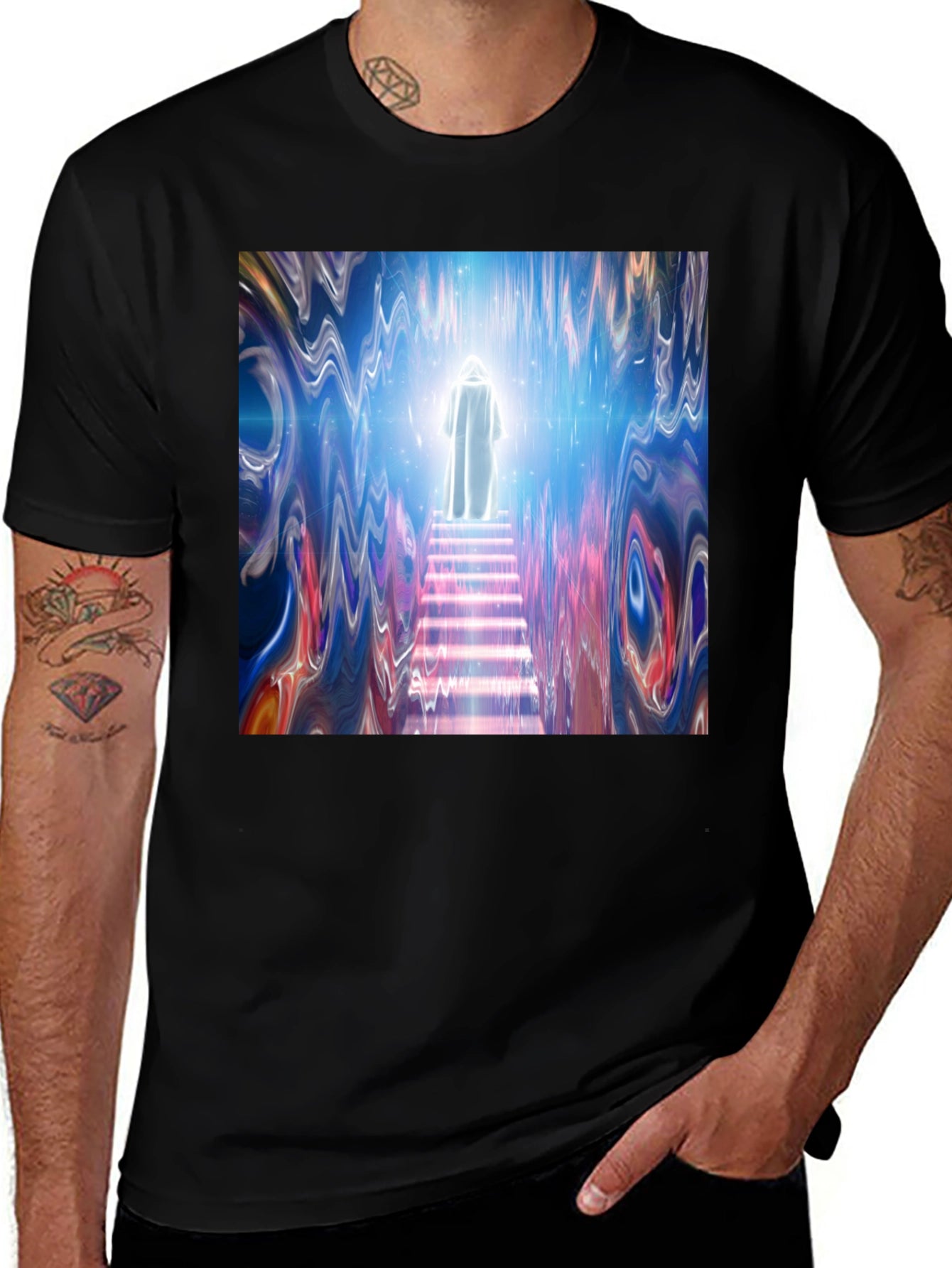 Ascension T-Shirt: Spiritual Journey Design