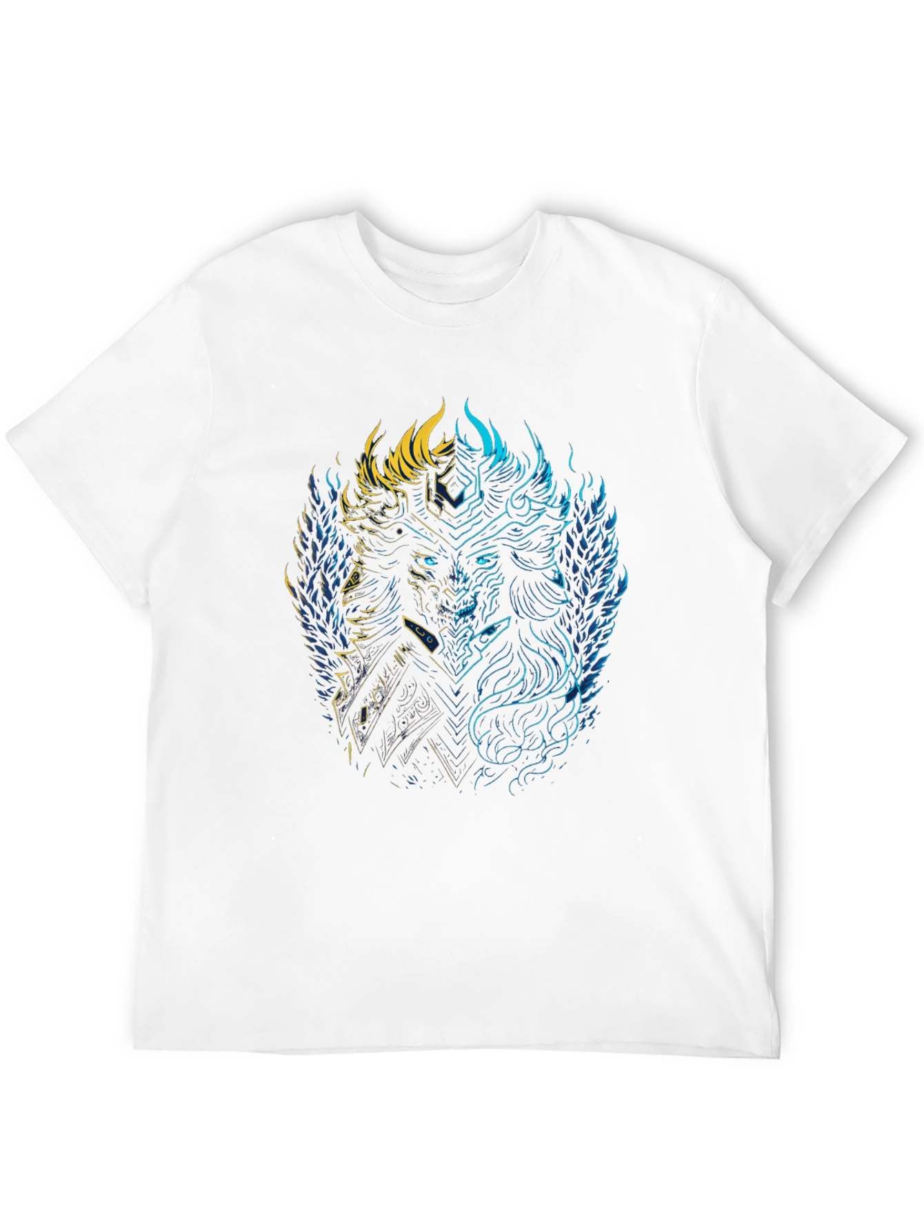 Viking Warrior Graphic Tee - Black
