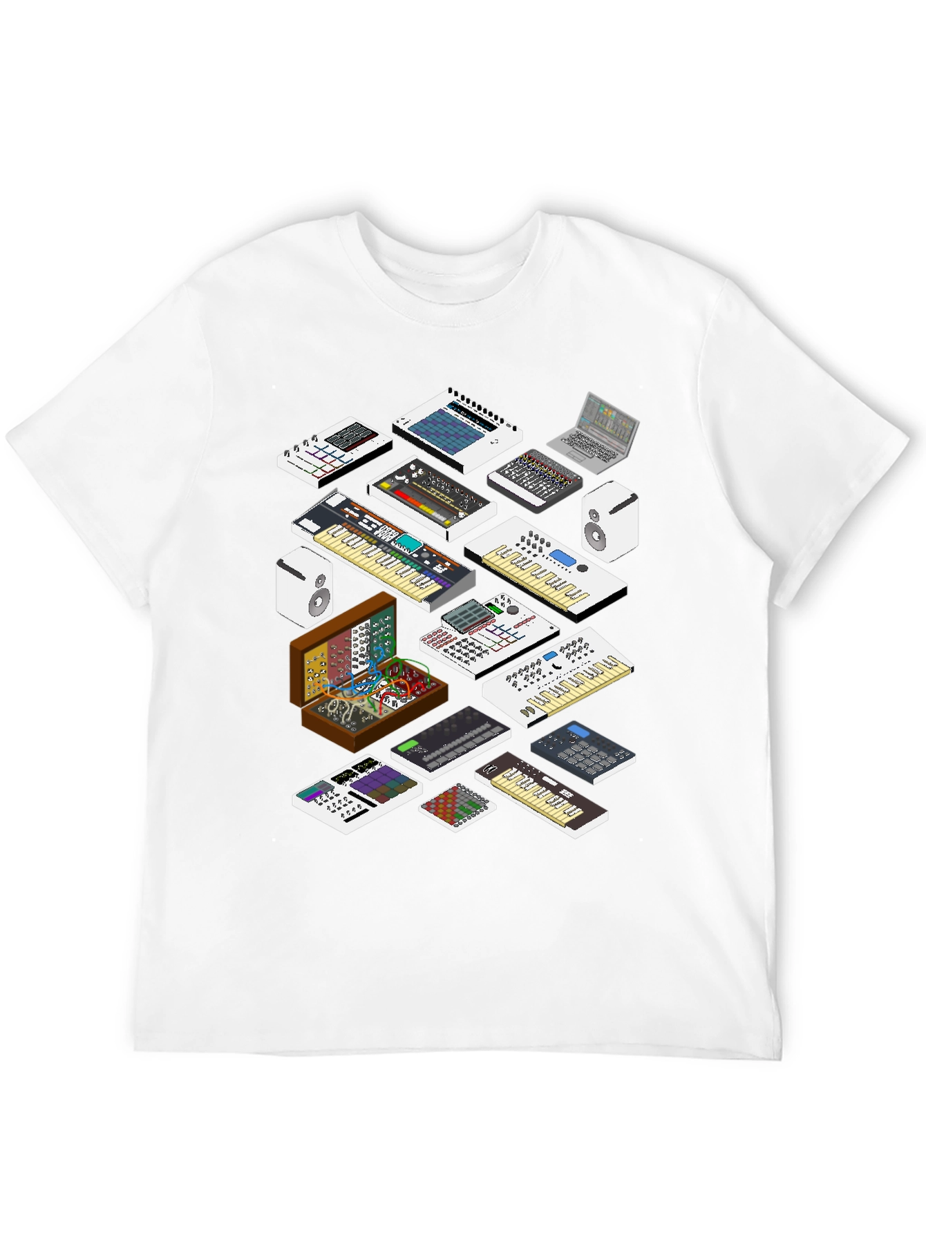 Synthesizer Graphic T-Shirt