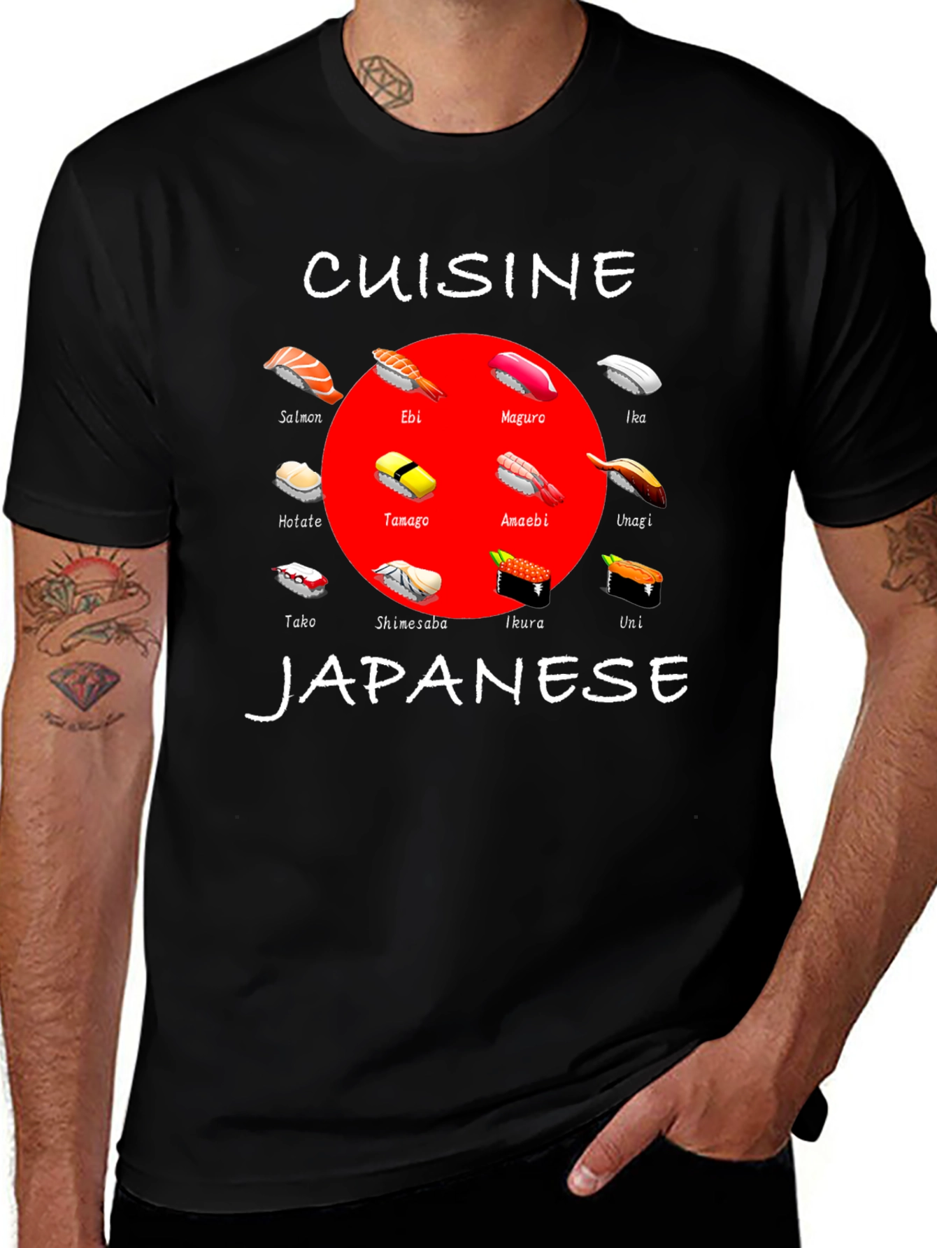 Sushi Cuisine T-Shirt - Japanese Food Tee