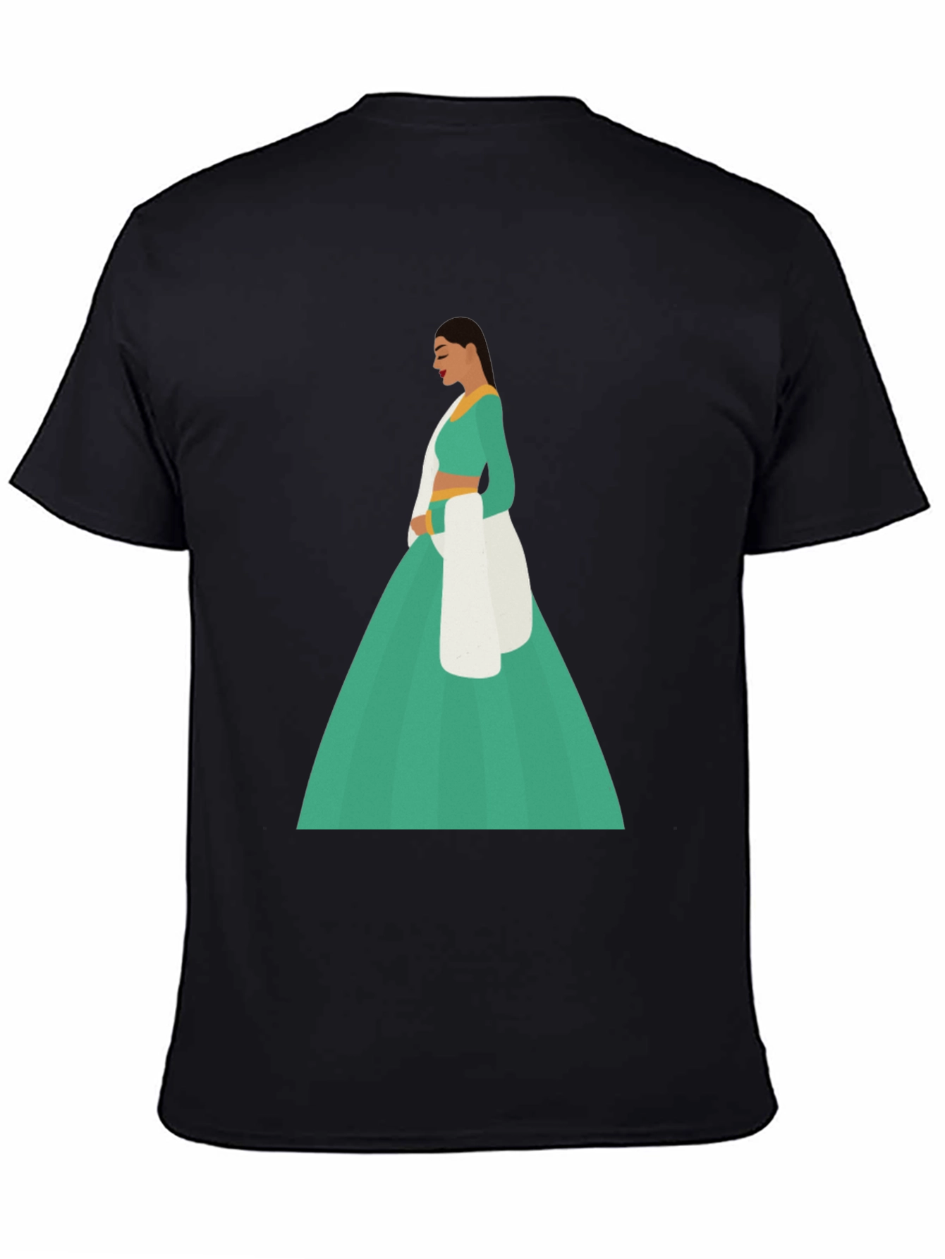 Elegant Woman Graphic Tee - Modern Style