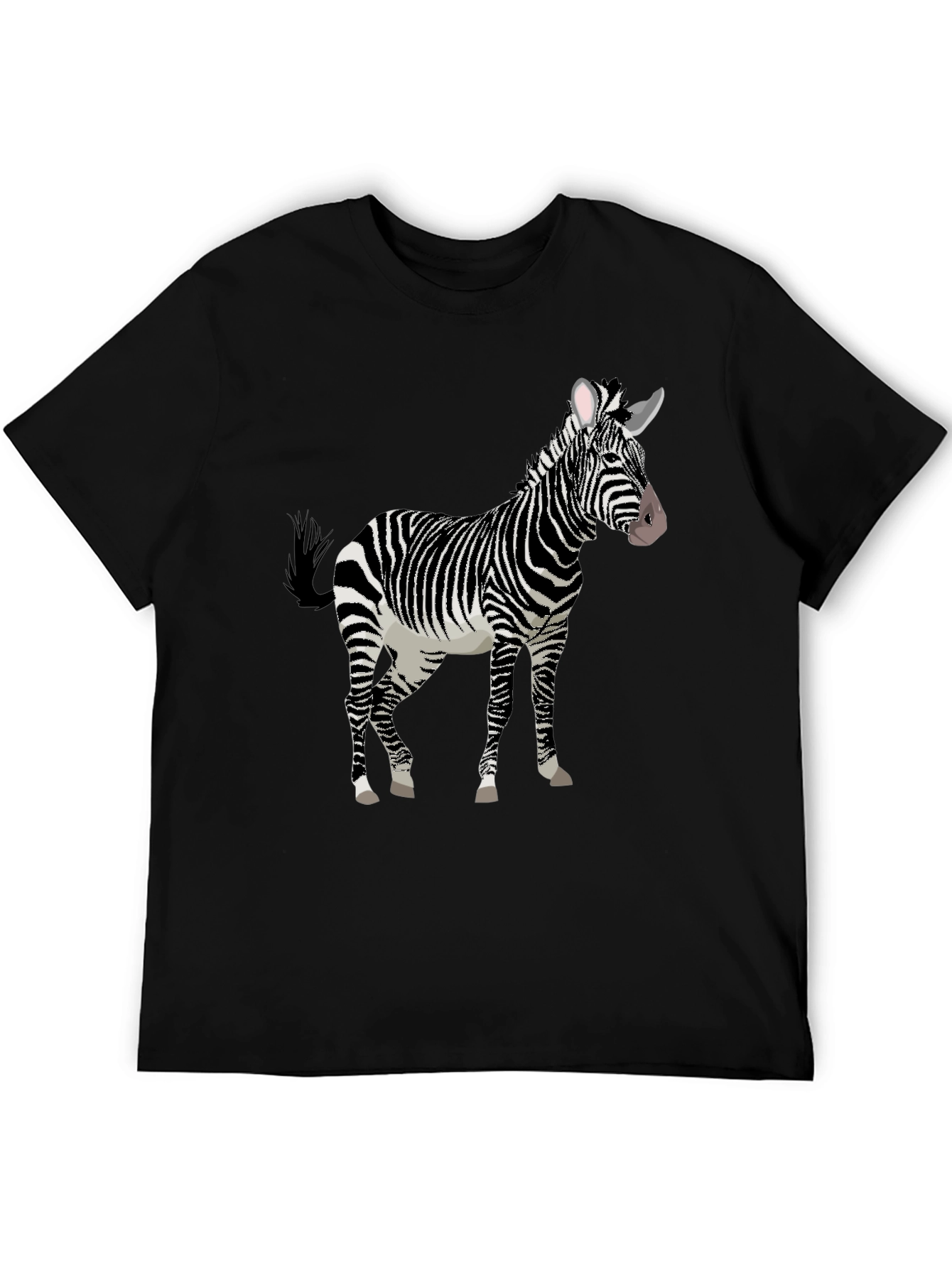 Zebra Graphic Tee - Stylish Animal Print T-Shirt