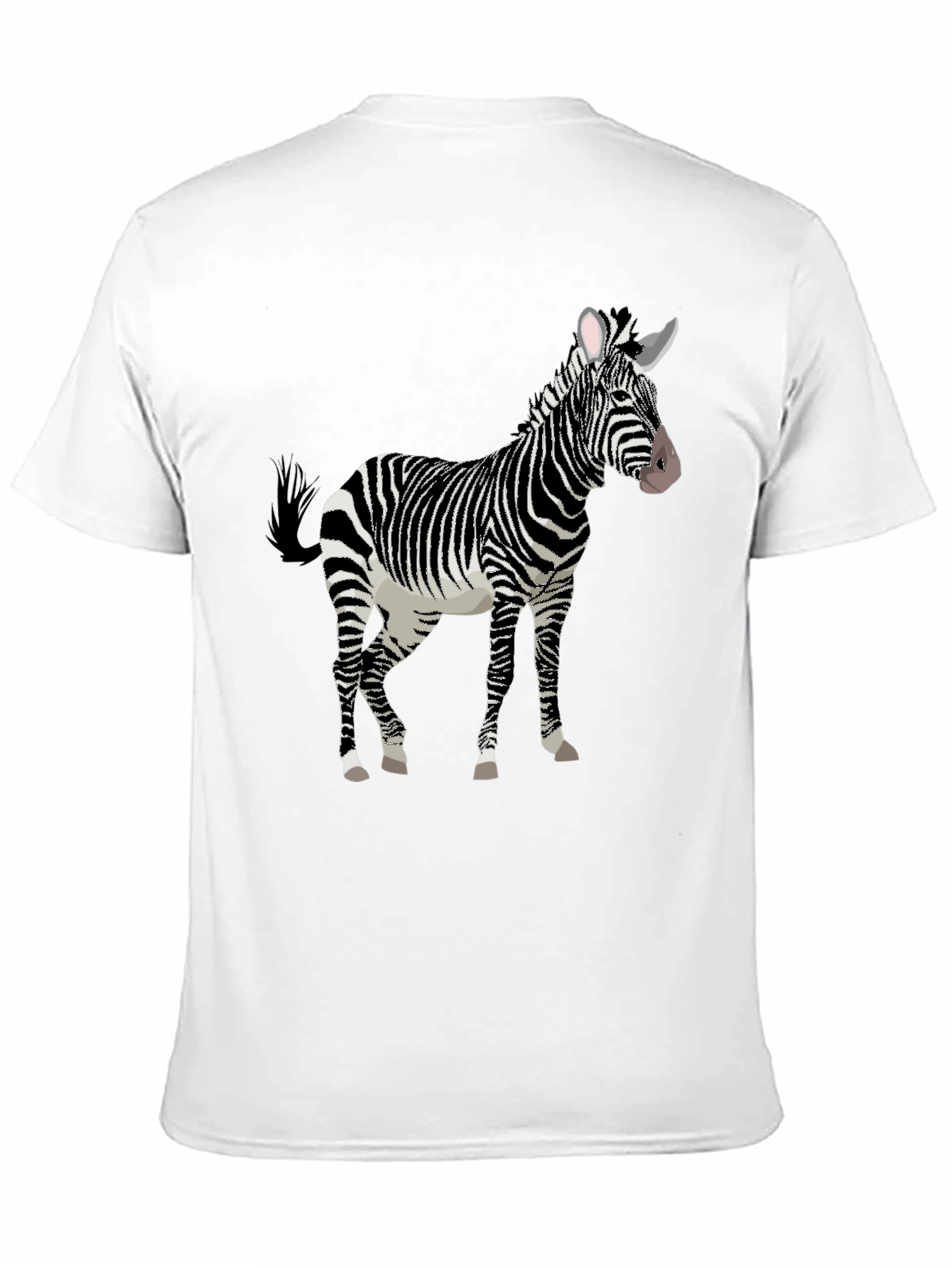 Zebra Graphic Tee - Stylish Animal Print T-Shirt
