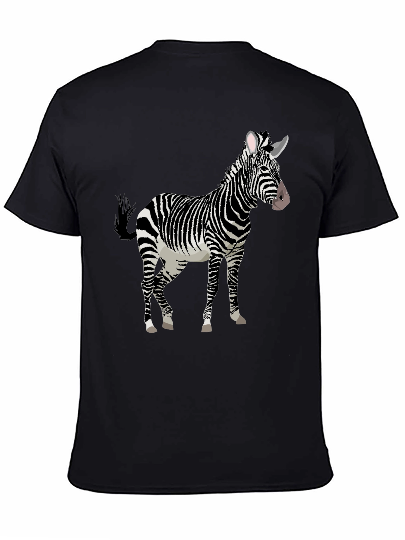 Zebra Graphic Tee - Stylish Animal Print T-Shirt