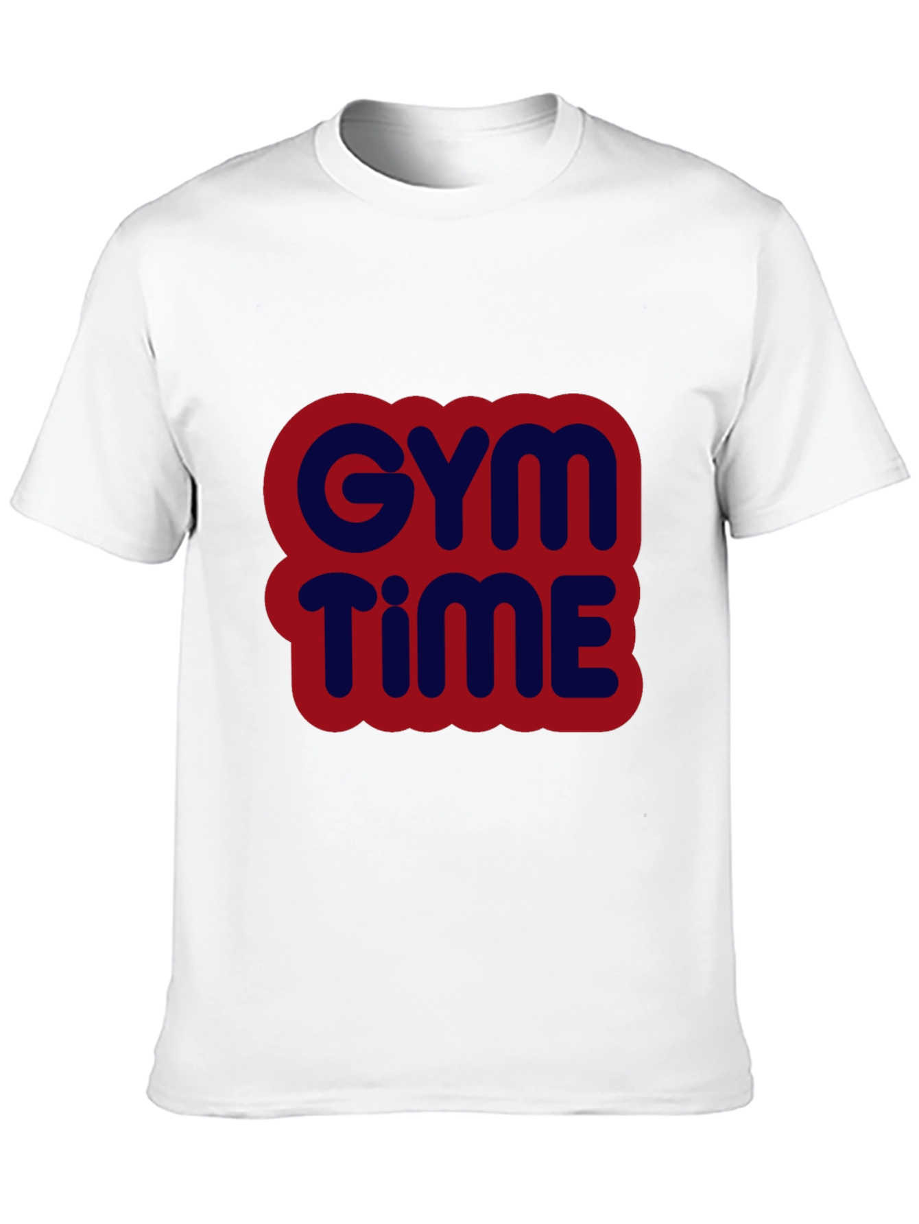 Gym Time Graphic Tee - Bold Comfortable Black