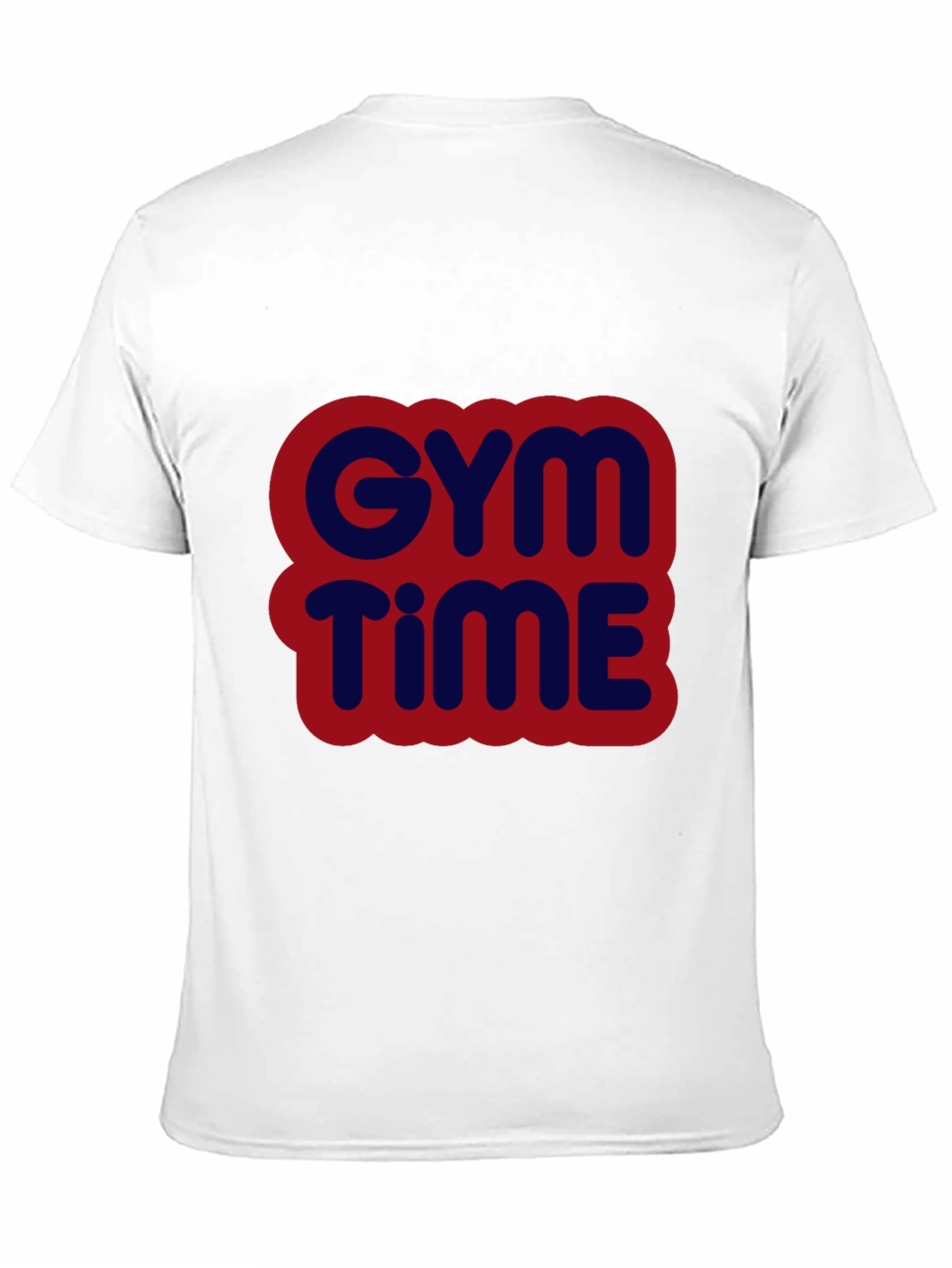 Gym Time Graphic Tee - Bold Comfortable Black