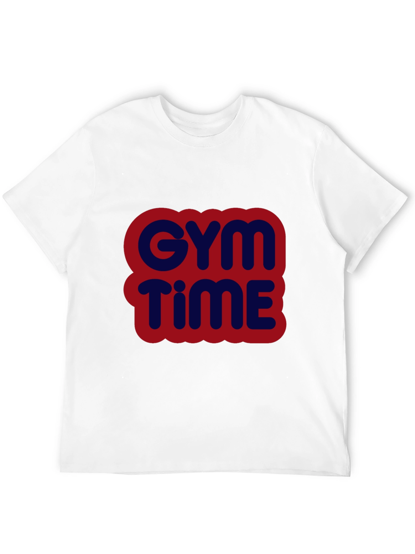 Gym Time Graphic Tee - Bold Comfortable Black