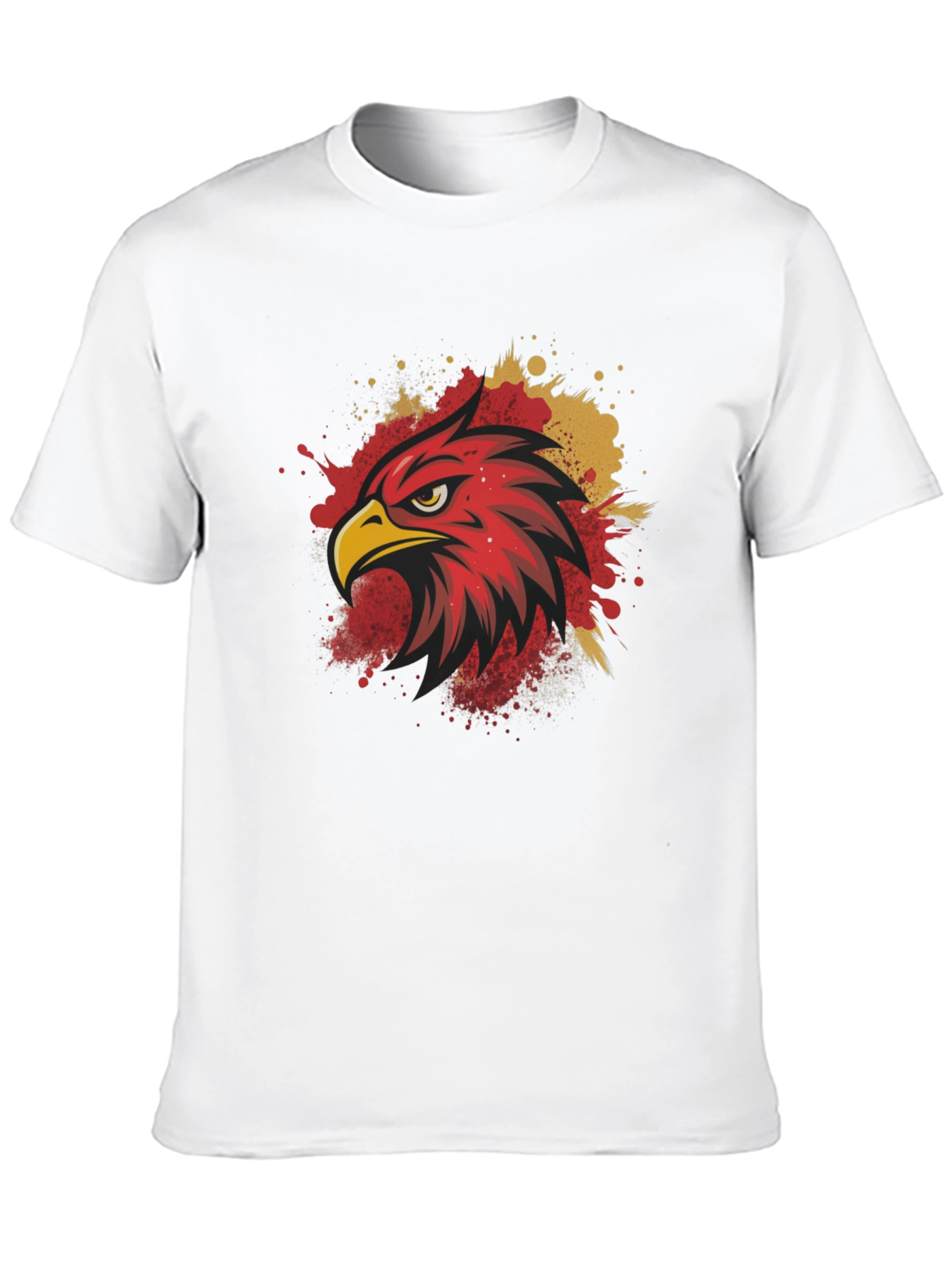 Eagle Head Graphic Tee - Mens Black T-Shirt