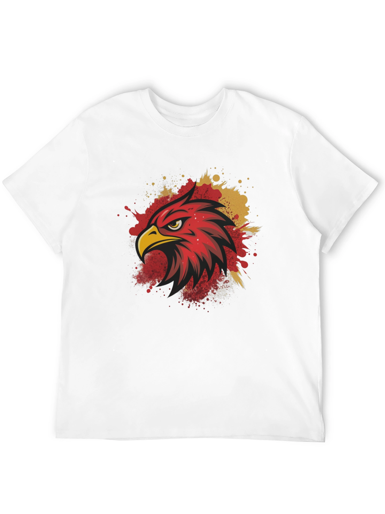 Eagle Head Graphic Tee - Mens Black T-Shirt