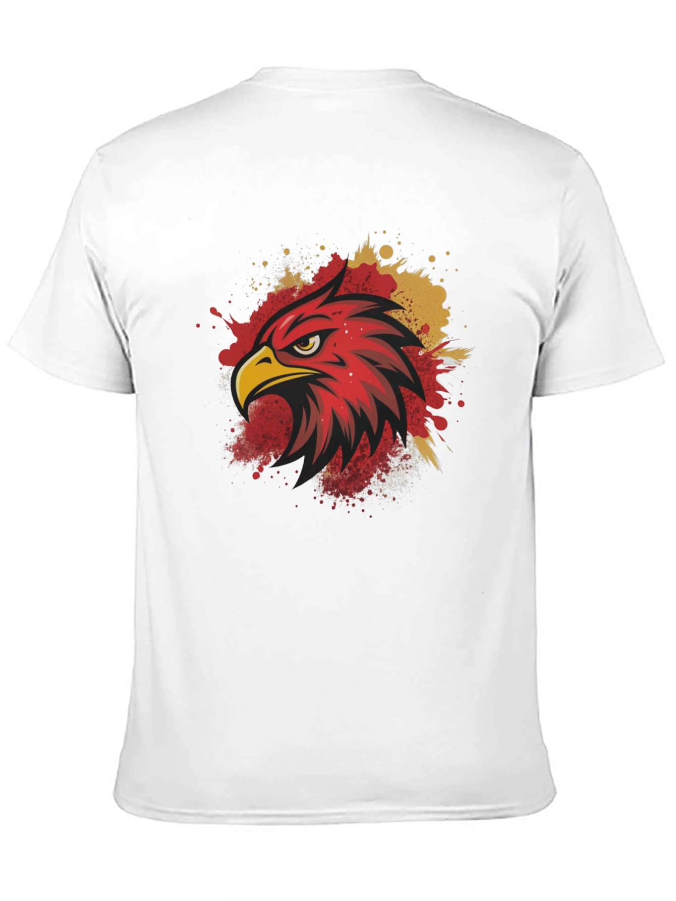 Eagle Head Graphic Tee - Mens Black T-Shirt