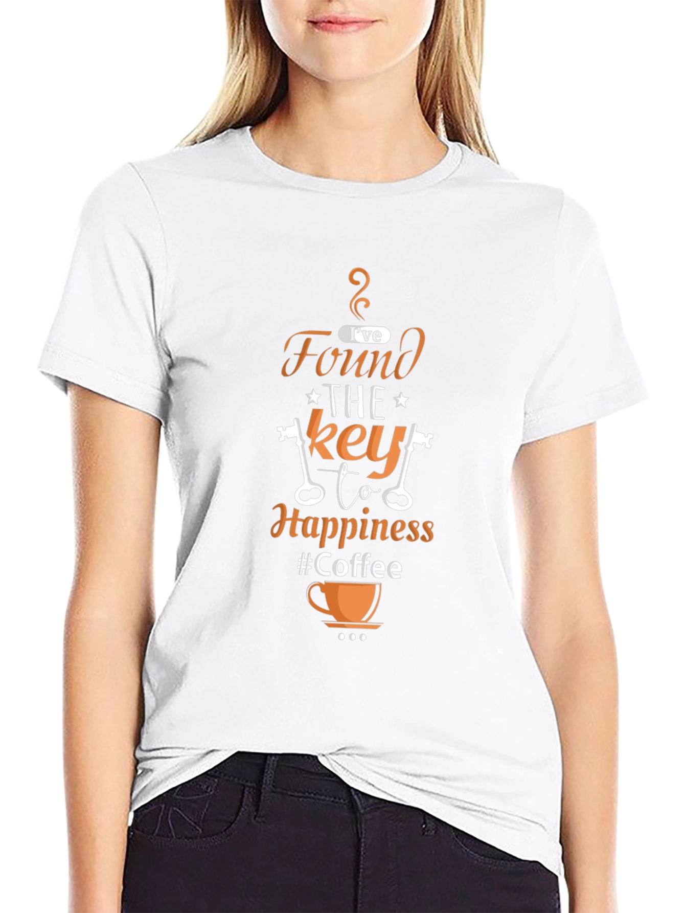 Coffee Happiness Graphic Tee - Stylish Casual Wear