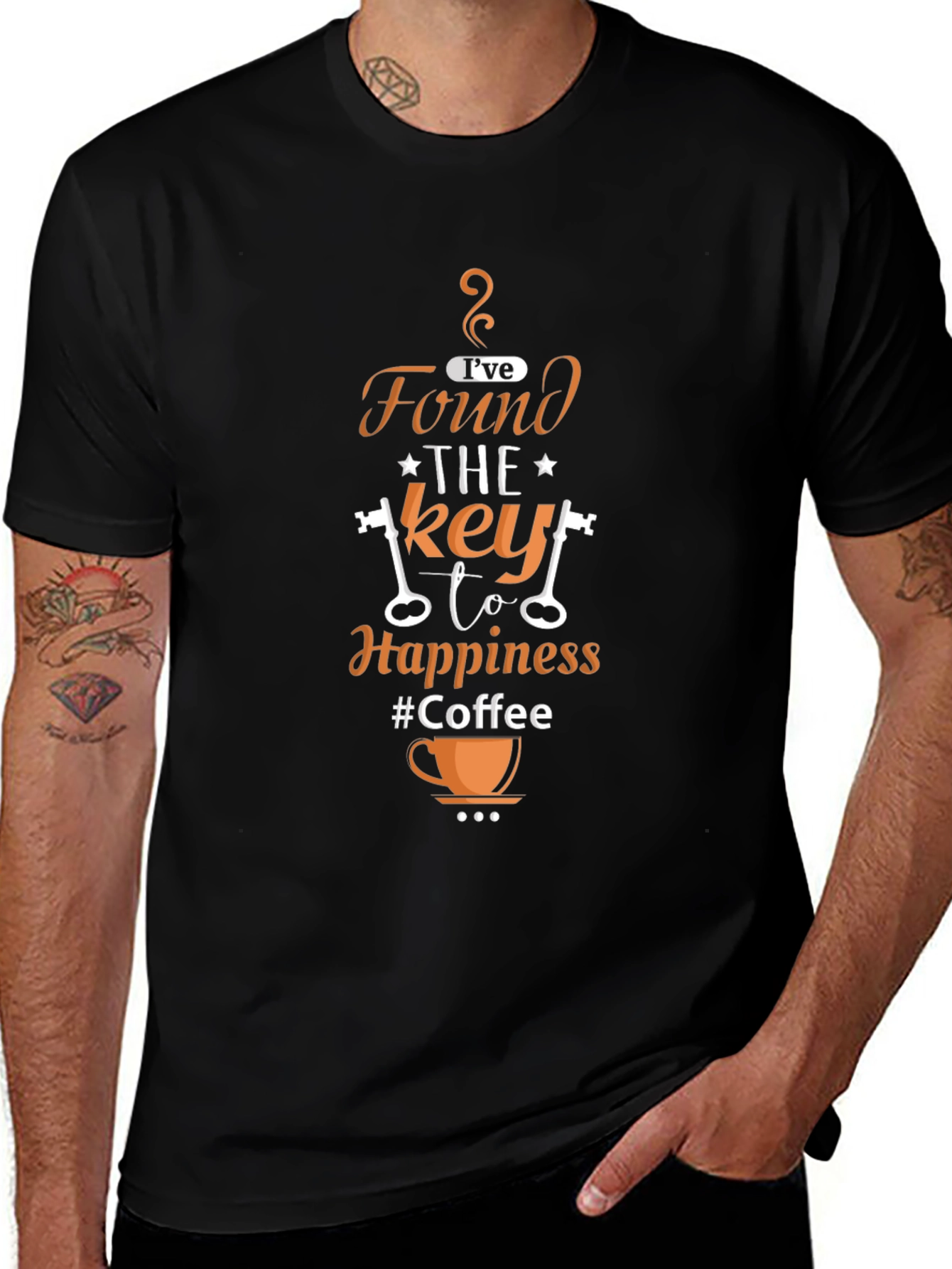 Coffee Happiness Graphic Tee - Stylish Casual Wear
