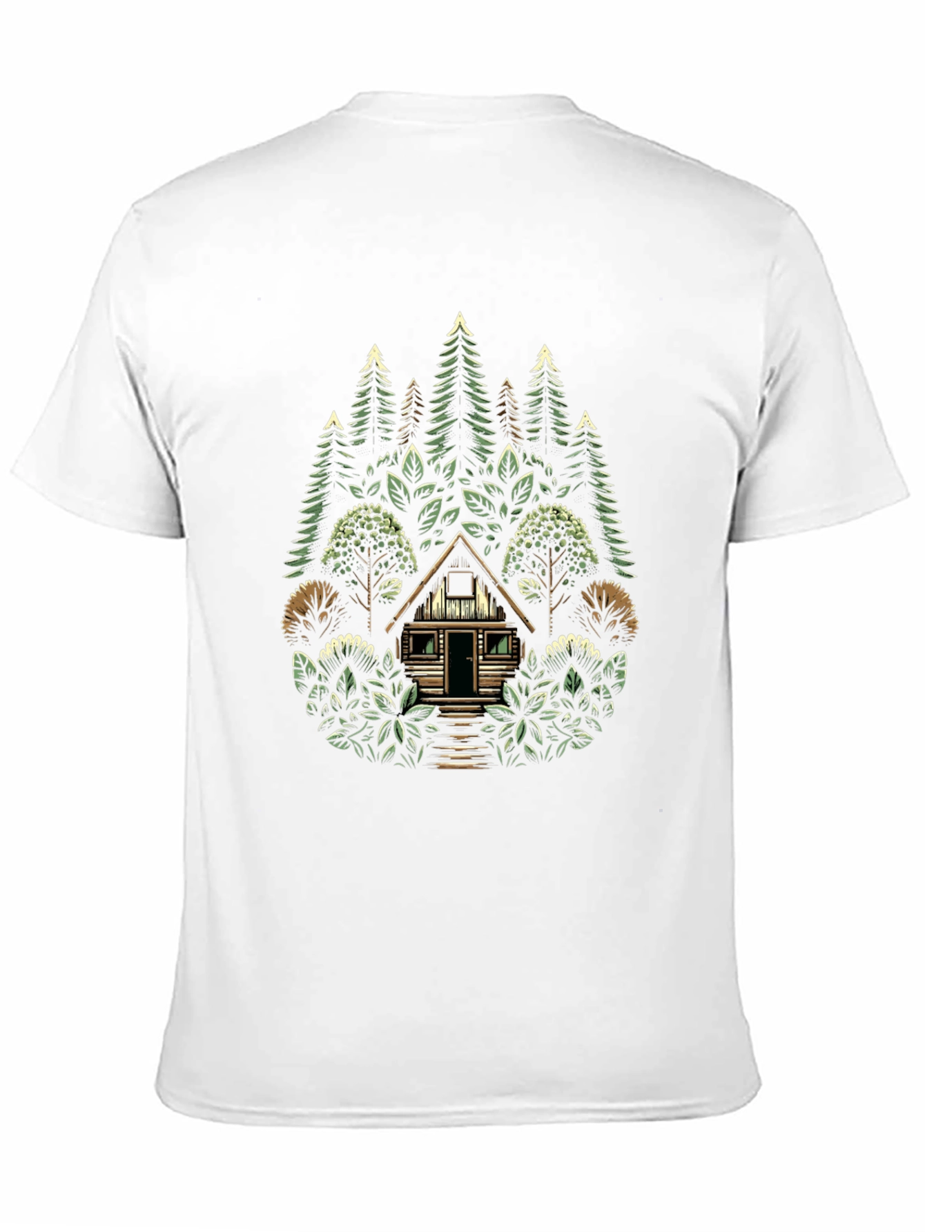 Nature Cabin Graphic T-Shirt - Unisex Style