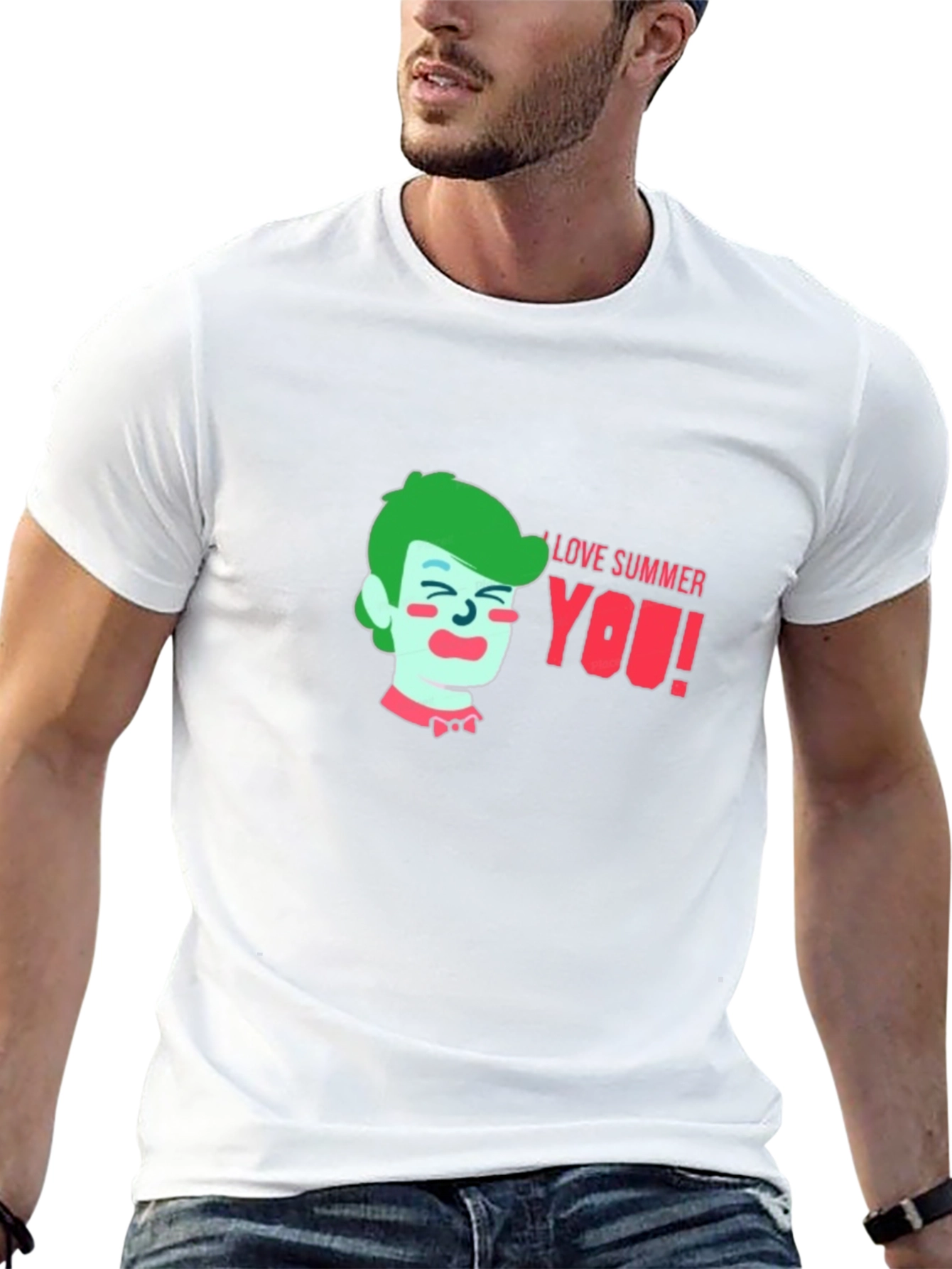 I Love Summer You! Graphic T-Shirt