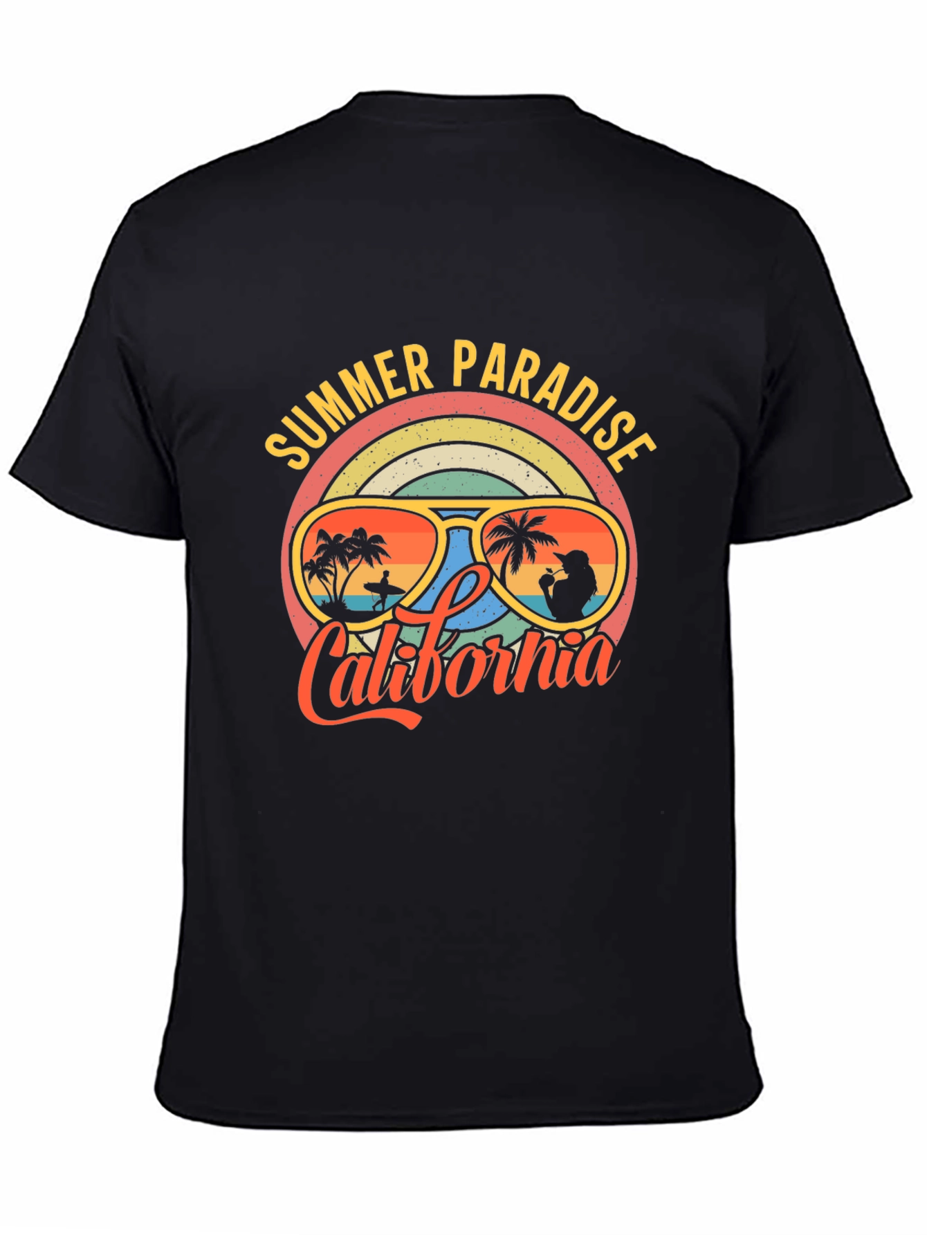 Summer Paradise California Graphic T-Shirt