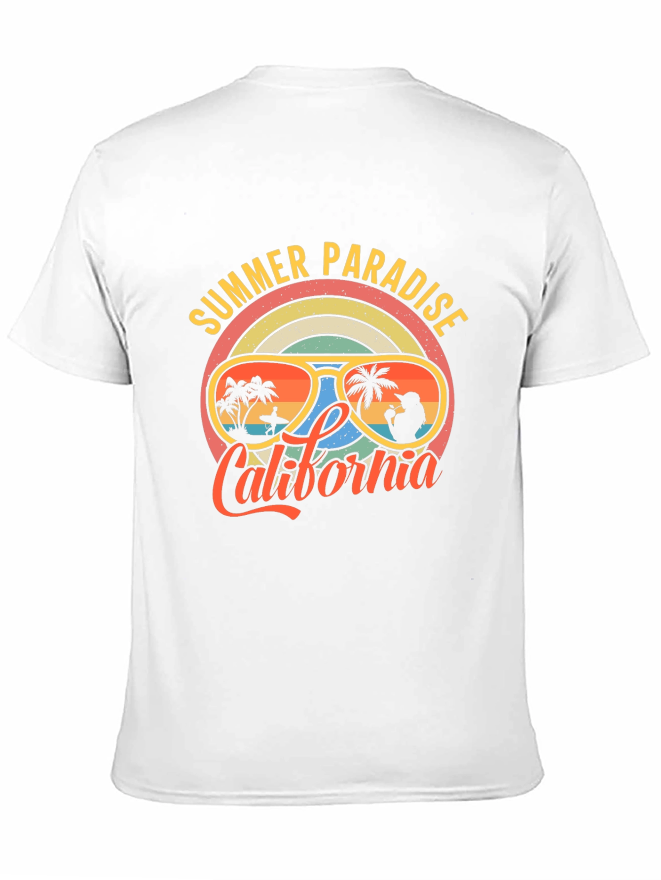 Summer Paradise California Graphic T-Shirt