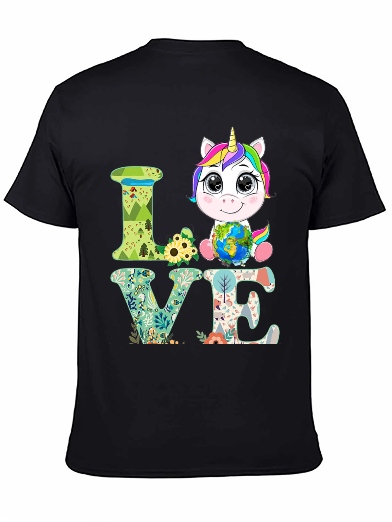 Unicorn Earth Day Love T-Shirt