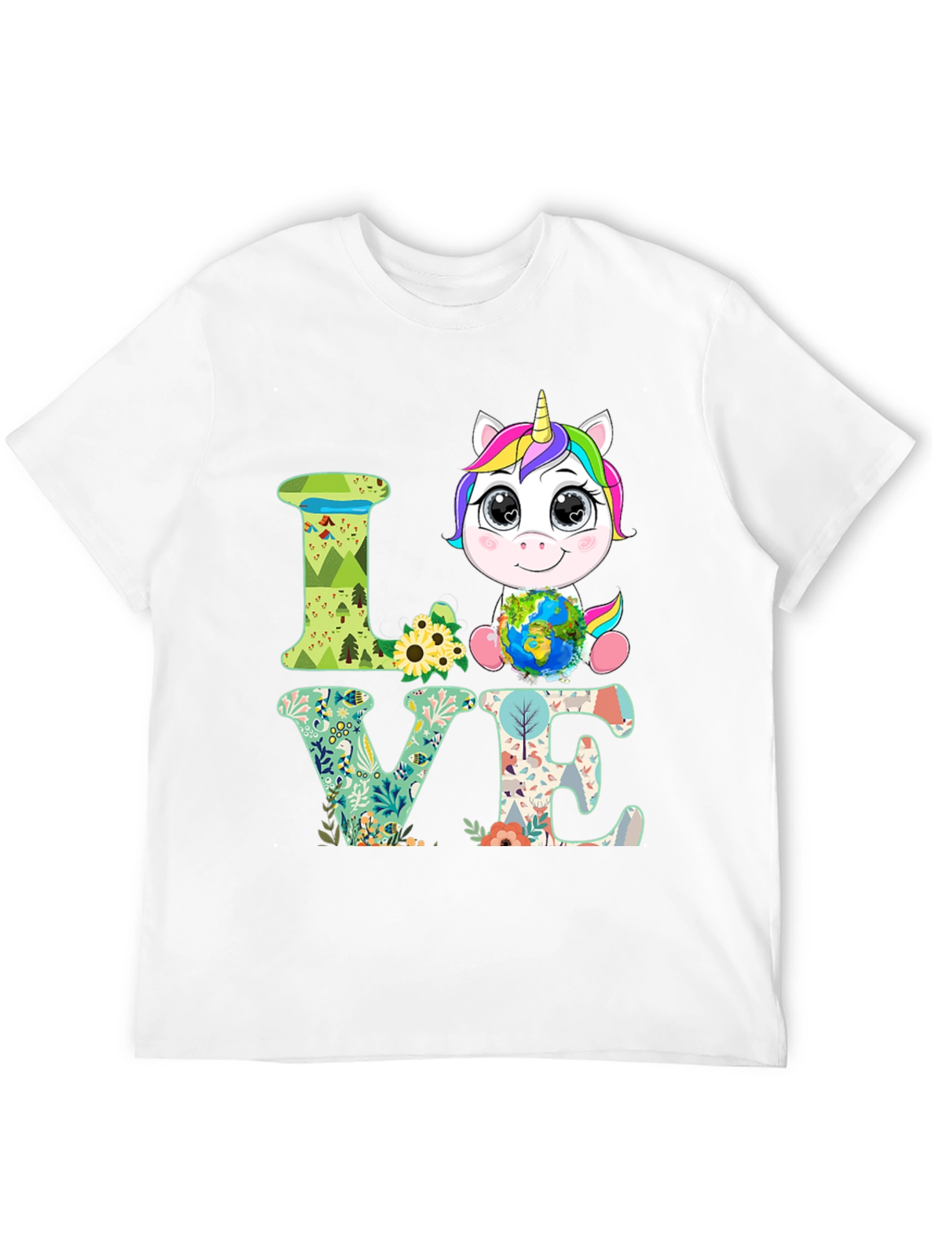 Unicorn Earth Day Love T-Shirt