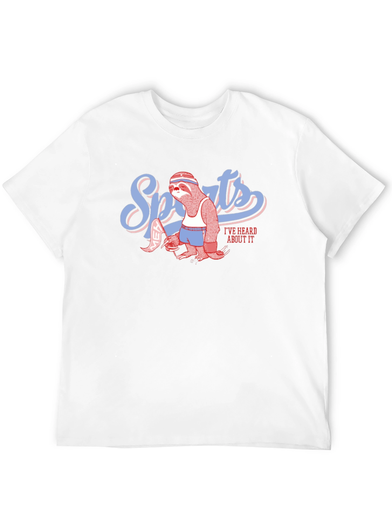 Sports Sloth Graphic T-Shirt