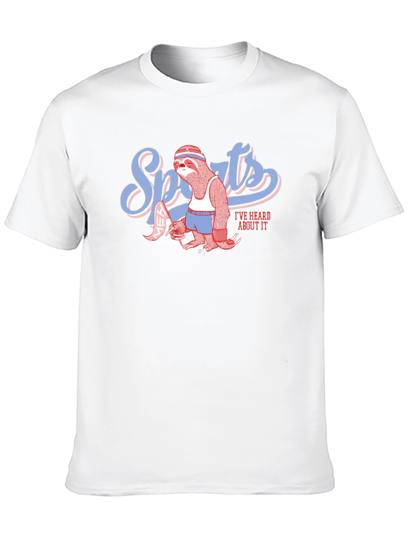 Sports Sloth Graphic T-Shirt