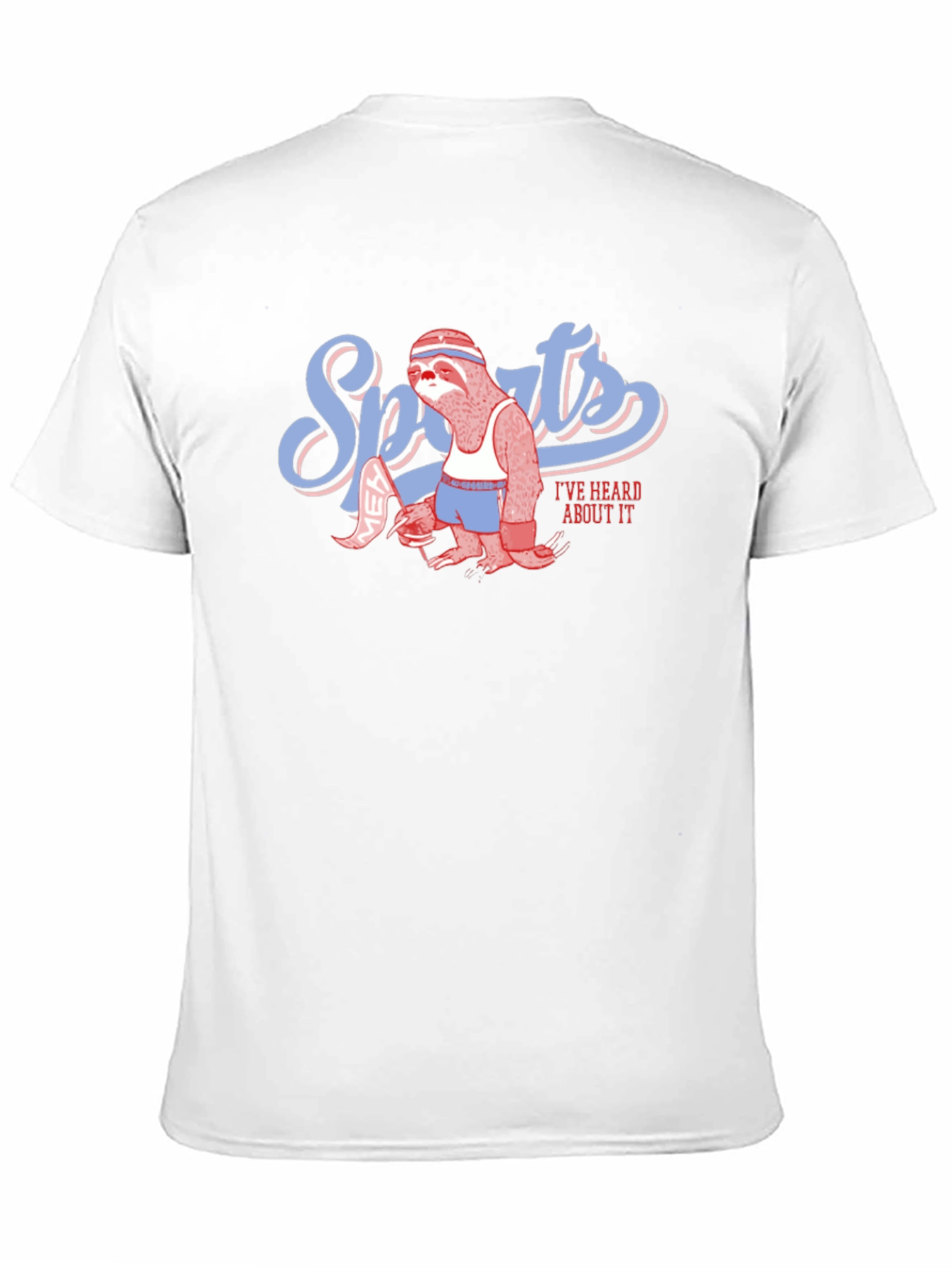 Sports Sloth Graphic T-Shirt