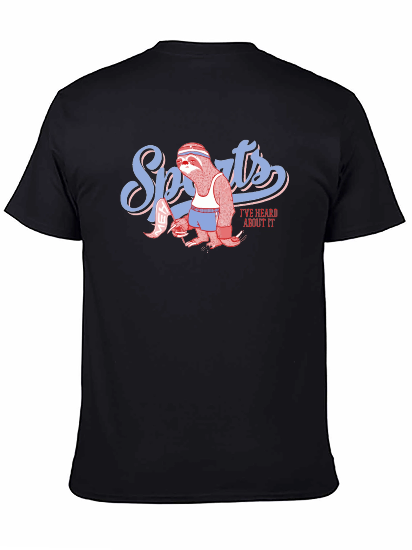 Sports Sloth Graphic T-Shirt