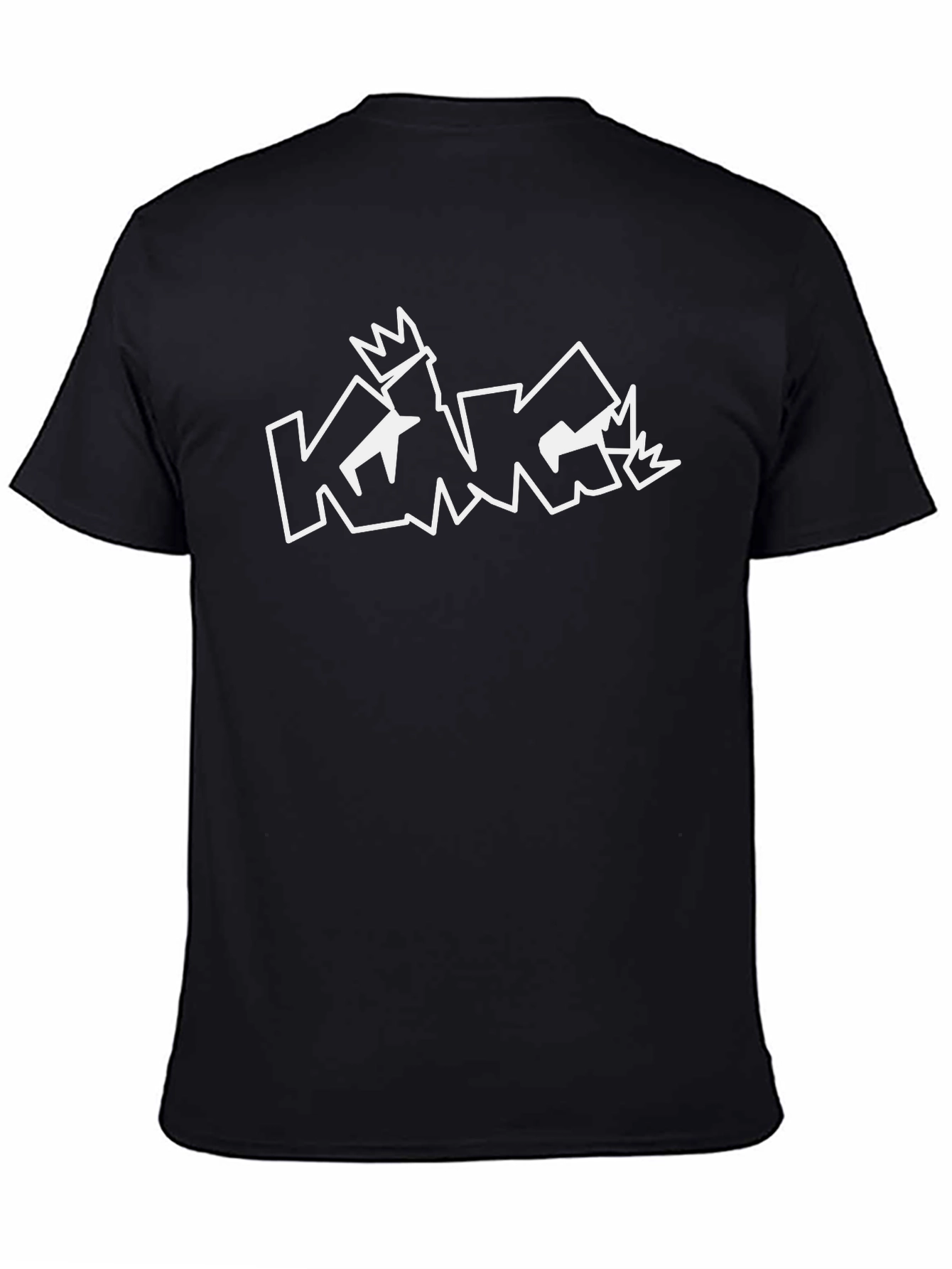 King Graphic Black T-Shirt - Casual Style