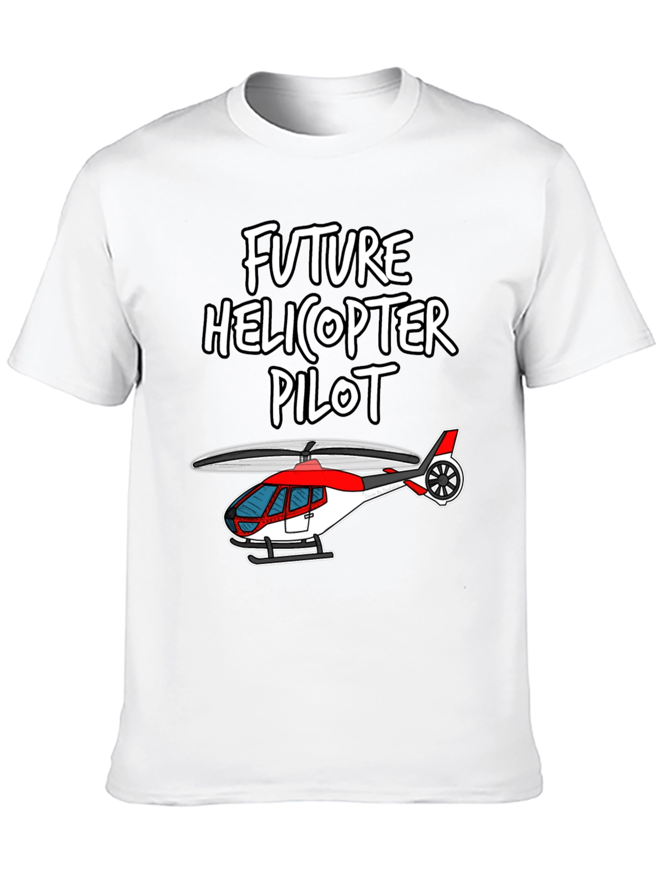 Future Helicopter Pilot Graphic T-Shirt