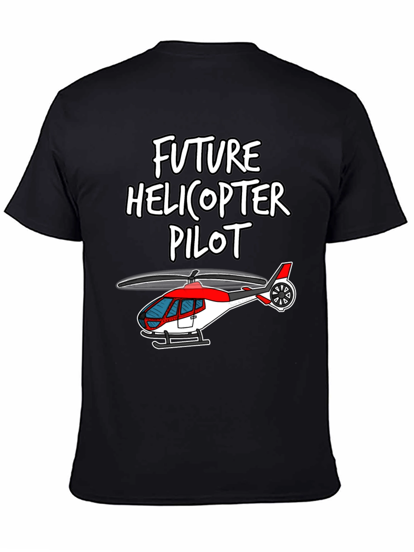 Future Helicopter Pilot Graphic T-Shirt