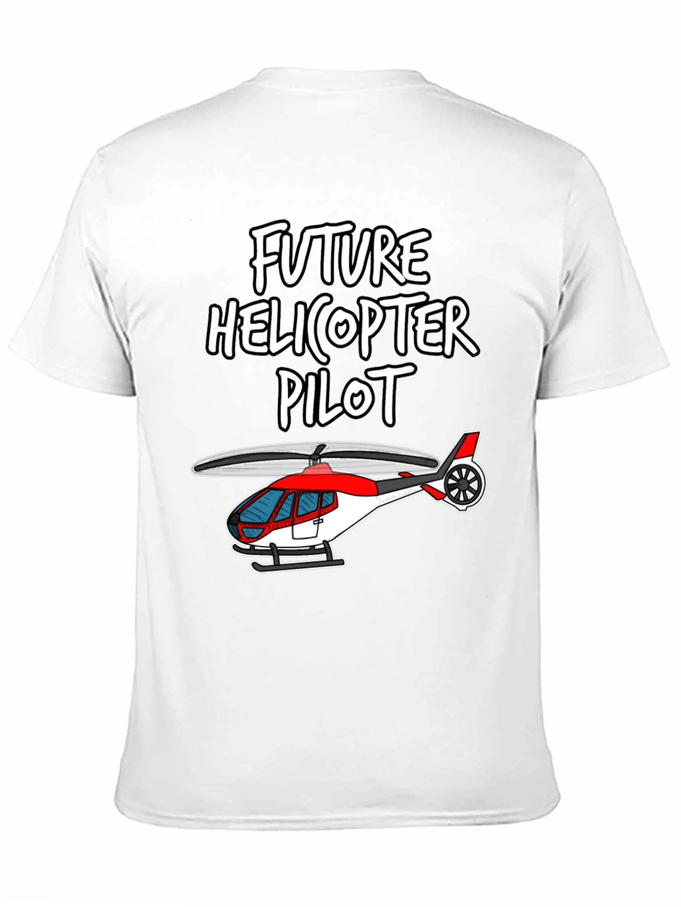 Future Helicopter Pilot Graphic T-Shirt
