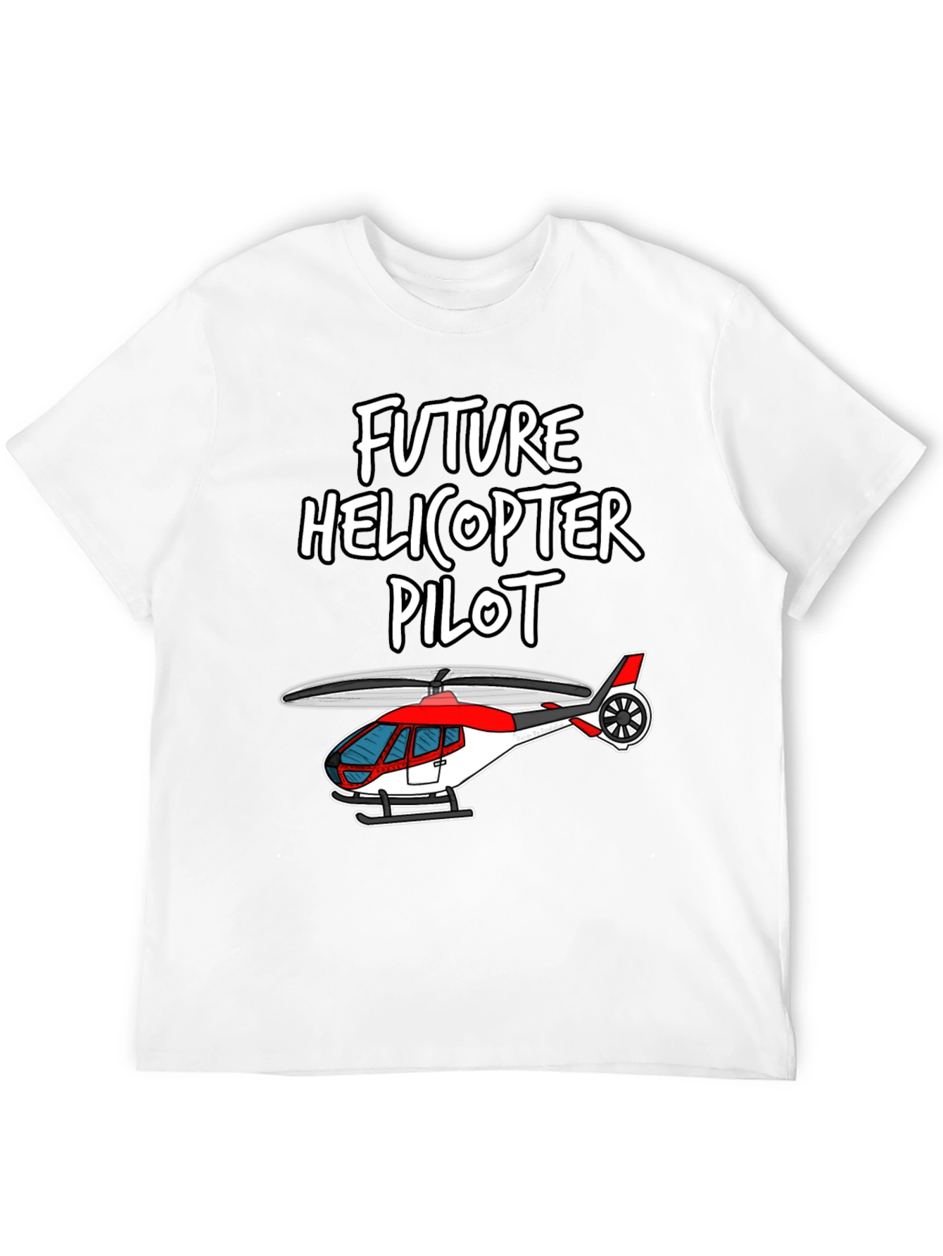 Future Helicopter Pilot Graphic T-Shirt