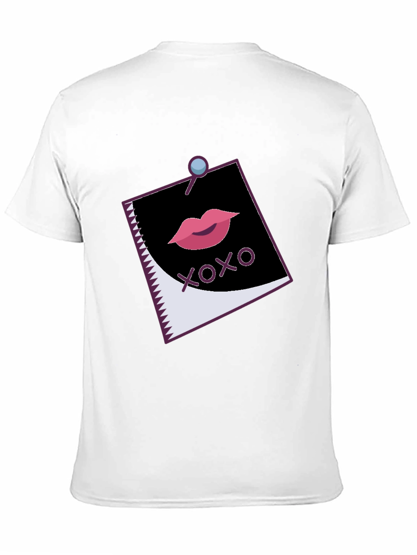 XOXO Lips Graphic Black Tee