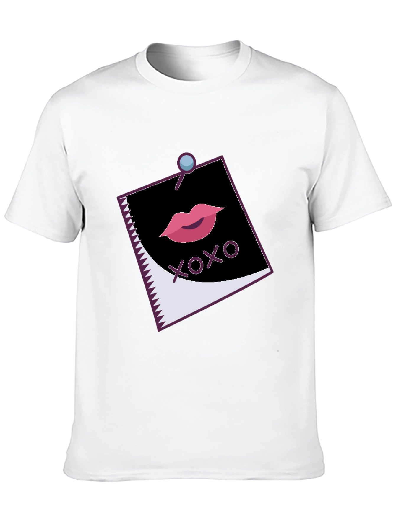 XOXO Lips Graphic Black Tee